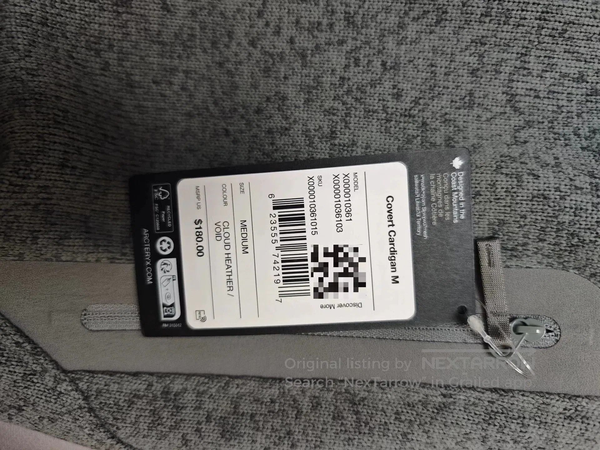 Arc'teryx Arcteryx Covert Cardigan for Men. Size US S / EU 44-46 / 1 - 8 Thumbnail