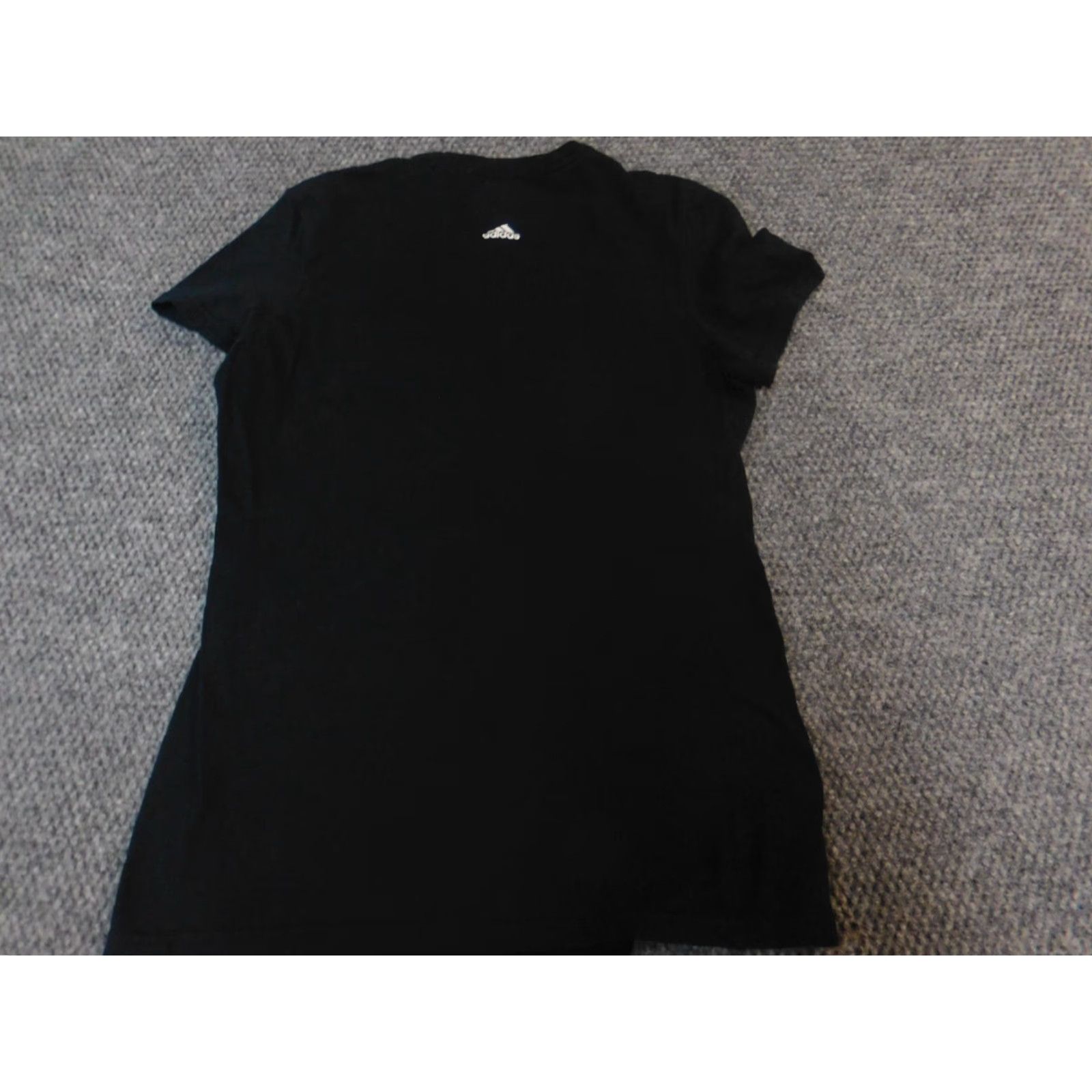 Adidas Adidas Shirt Womens Small Black Short Sleeve Crew Neck Pullover T-Shirt Sports Casual Size S / US 4 / IT 40 - 7 Thumbnail