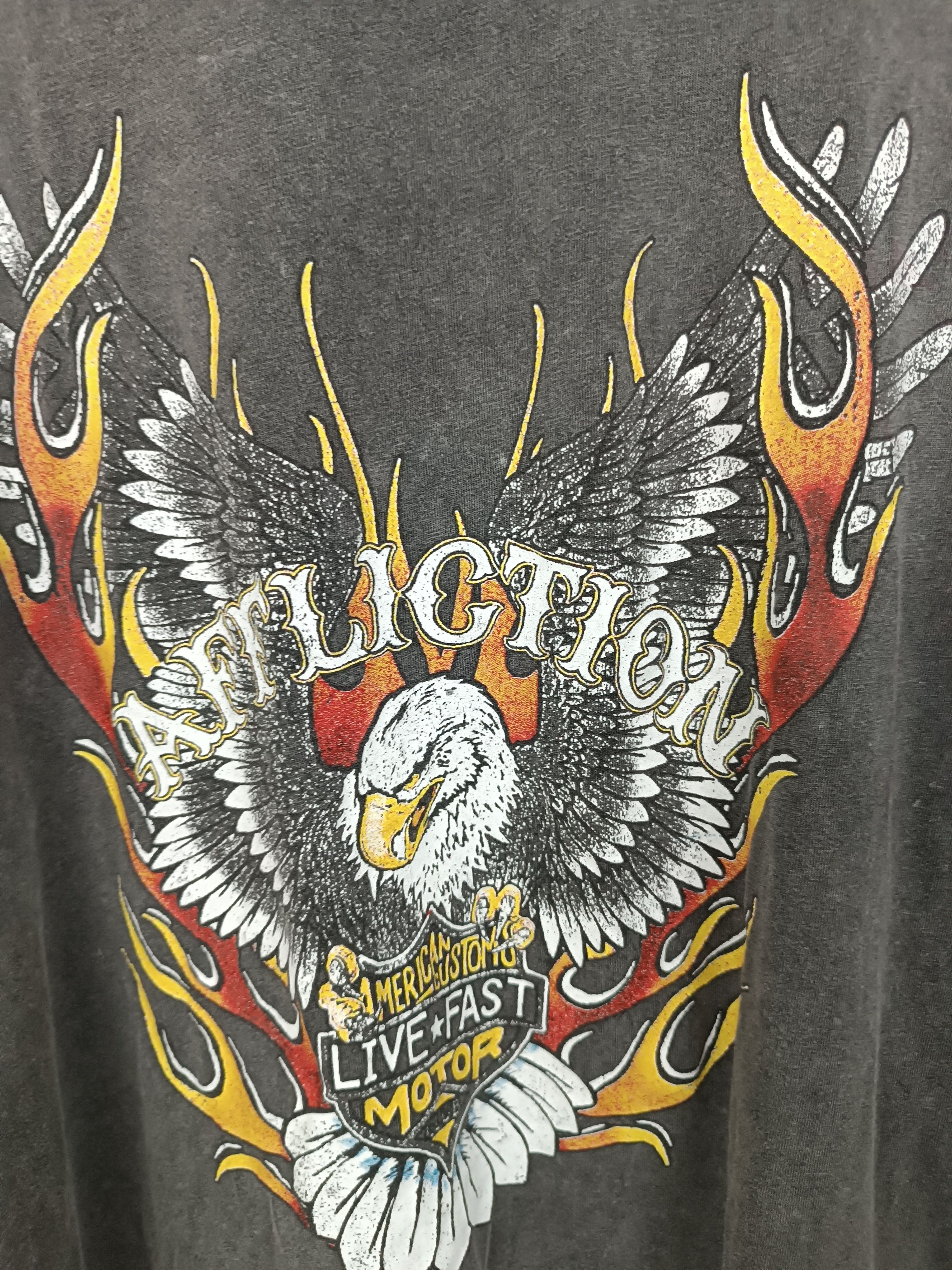 Affliction VINTAGE Y2K AFFLICTION AMERICAN CUSTOM CHOPPER MOTOR HARLEY Size US L / EU 52-54 / 3 - 7 Thumbnail
