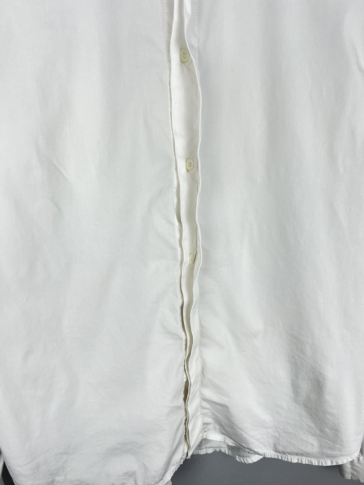 Designer × Prada White Classic Prada Button Up Shirt with back logo Size US M / EU 48-50 / 2 - 4 Thumbnail