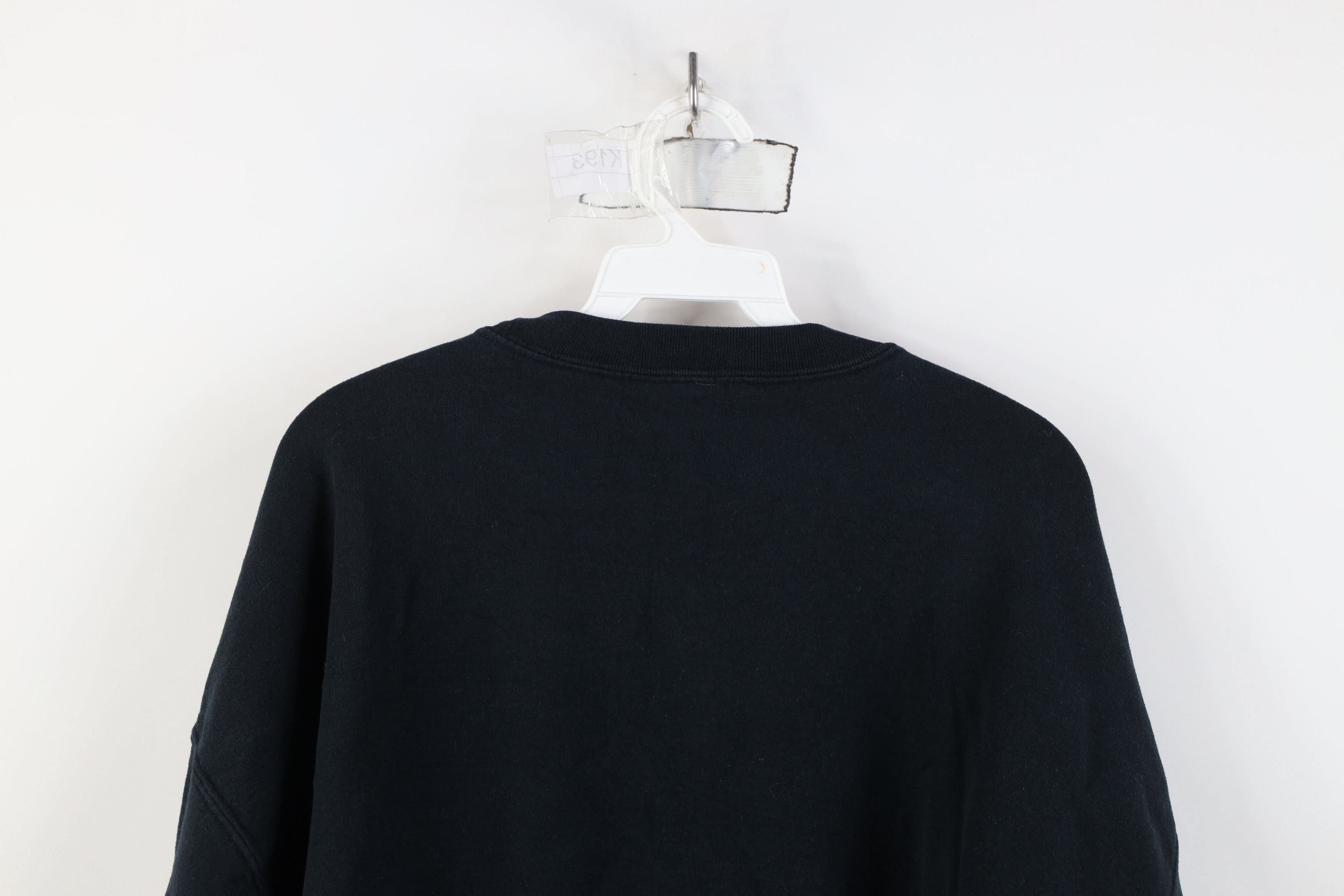 Vintage Vintage 90s Y2K Streetwear Eagle Crewneck Sweatshirt Black Size US XL / EU 56 / 4 - 13 Thumbnail
