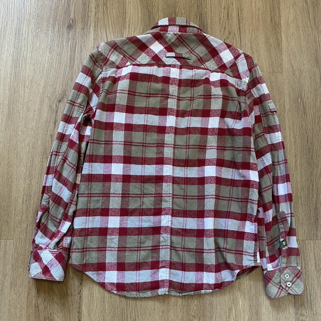 Diesel Burgundy and grey flannel shirt Diesel Size US S / EU 44-46 / 1 - 2 Thumbnail