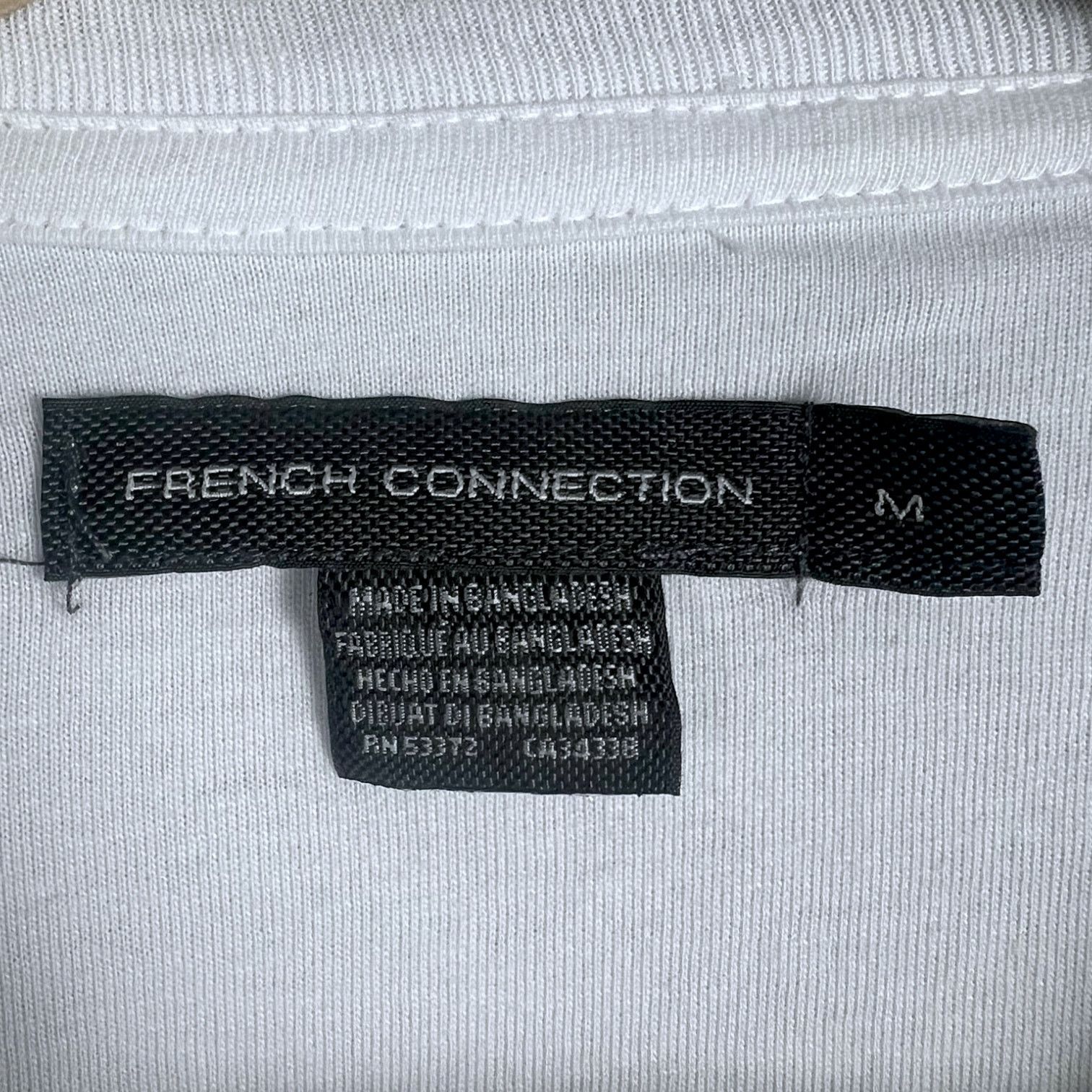 French Connection Men's French Connection Pixel Motorcycle White T-Shirt - M Size US M / EU 48-50 / 2 - 3 Thumbnail