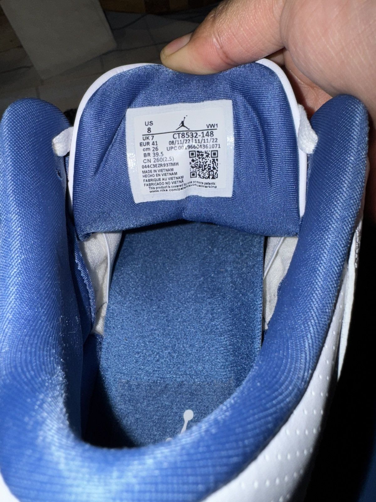 Jordan Brand × Nike Retro 3 - Wizards Size US 8 / EU 41 - 5 Thumbnail