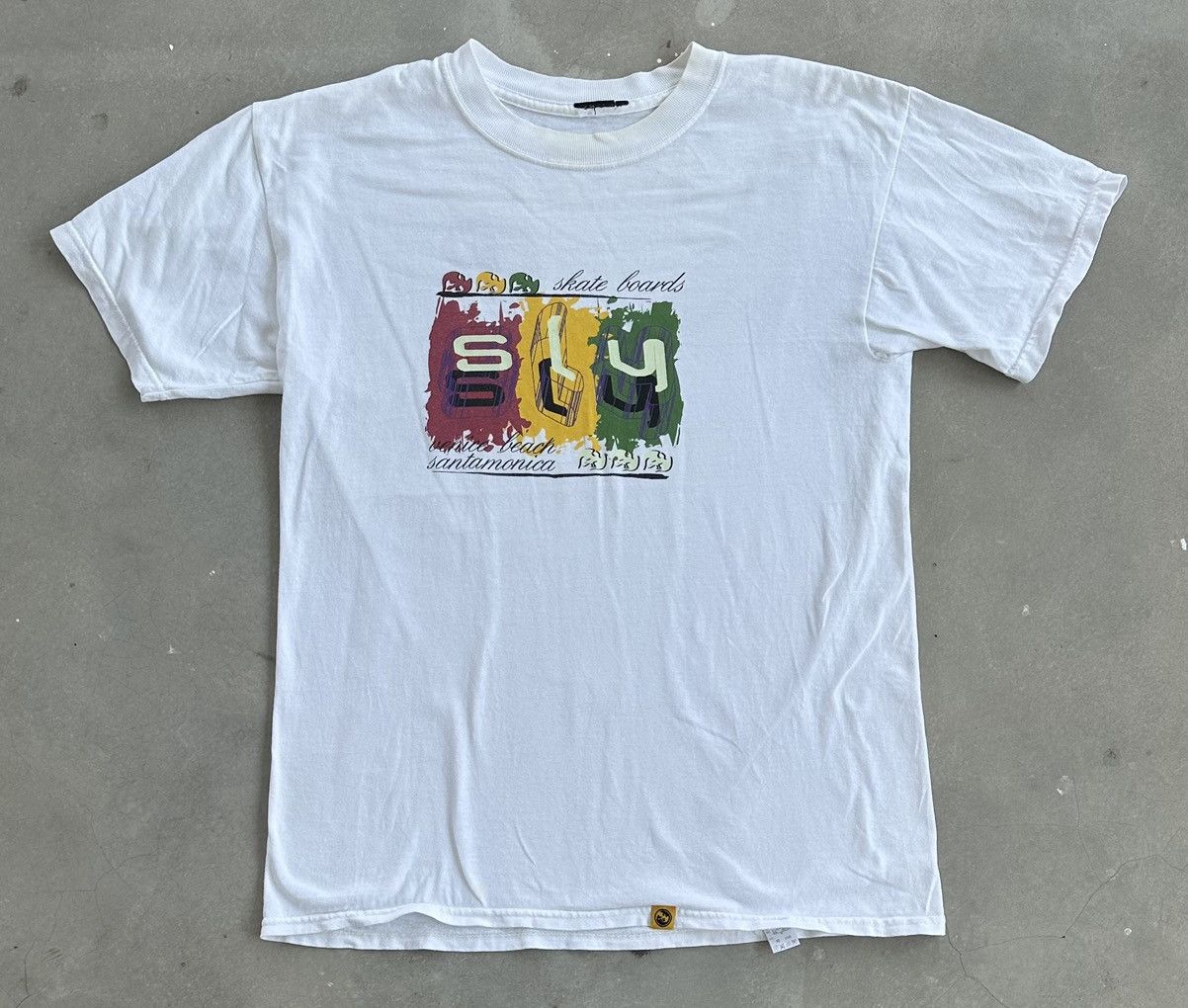 Other VINTAGE SLY SKATEBOARD TEE GLOW IN THE DARK TEE Size US M / EU 48-50 / 2 - 1 Thumbnail