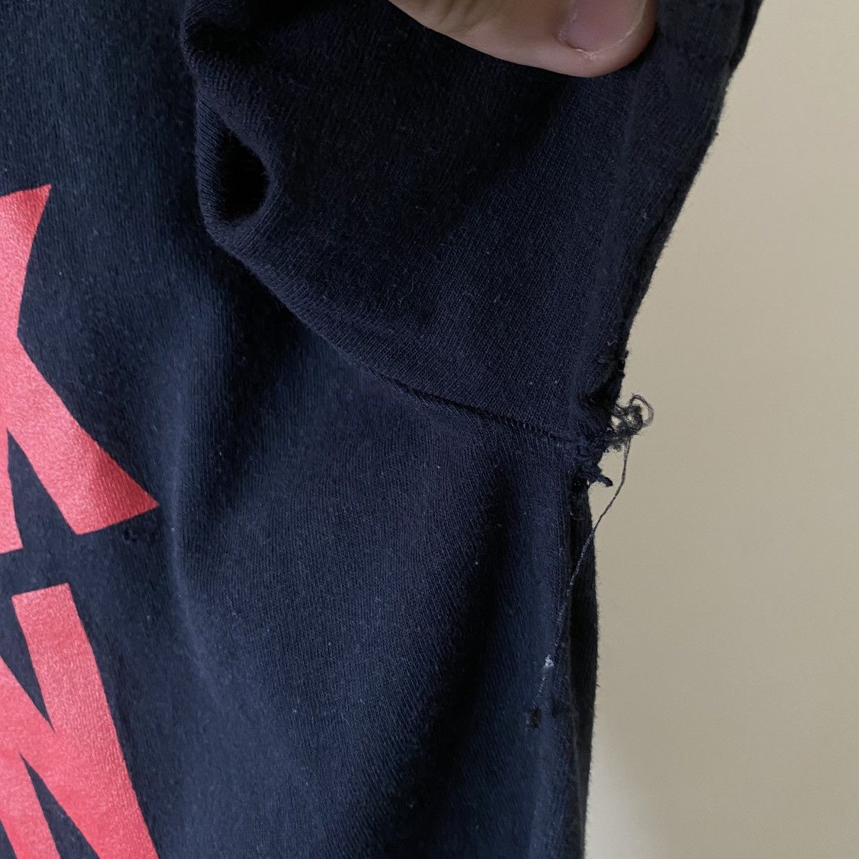 Vintage Vintage Y2K Pizza Of Death Records Fuck Ken Distressed Tee Size US S / EU 44-46 / 1 - 4 Thumbnail