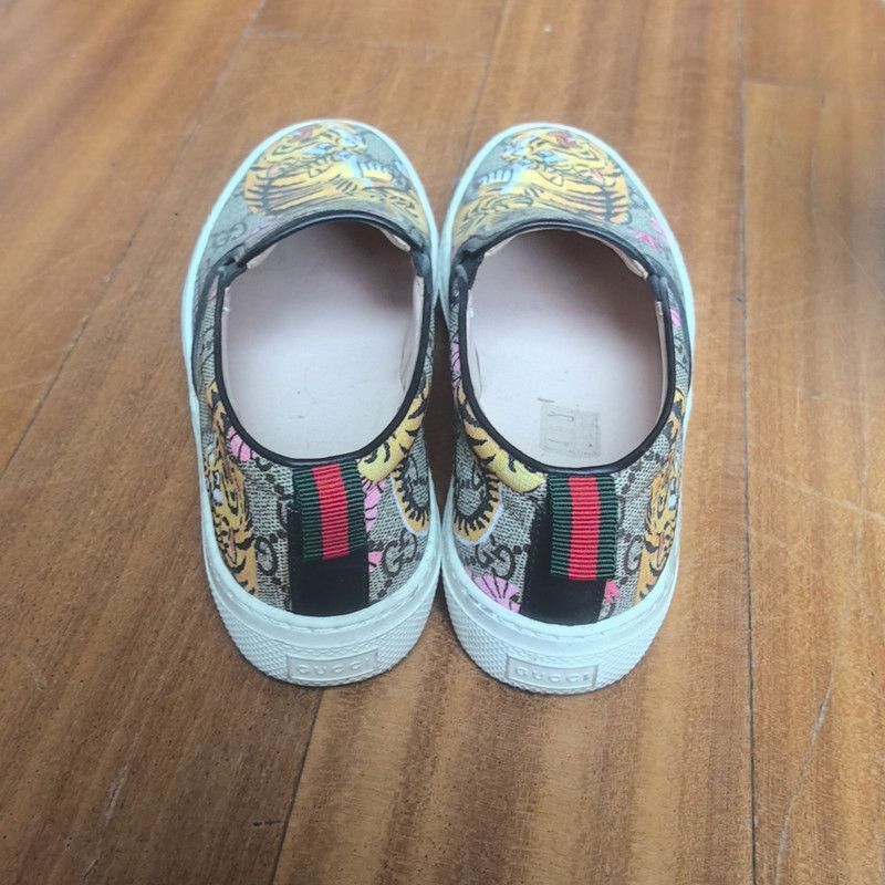 Gucci Gucci Casual Slip-On Shoes with Tiger Print Size US 5.5 / EU 38 - 3 Thumbnail