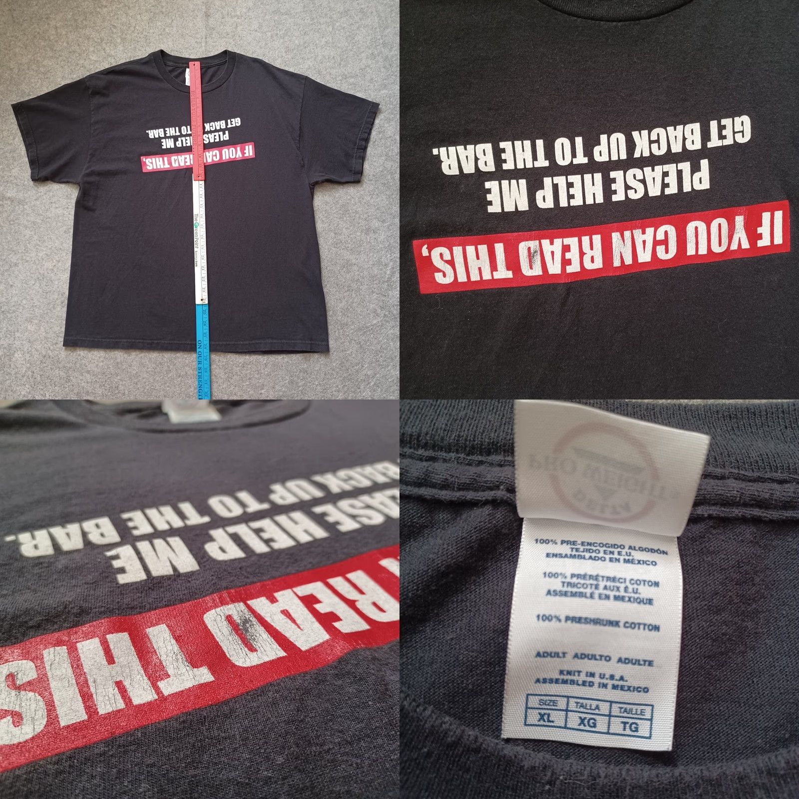 Delta Funny Party Tshirt Mens XL Black If You Can Read This Graphic Short Sleeve Size US XL / EU 56 / 4 - 8 Thumbnail