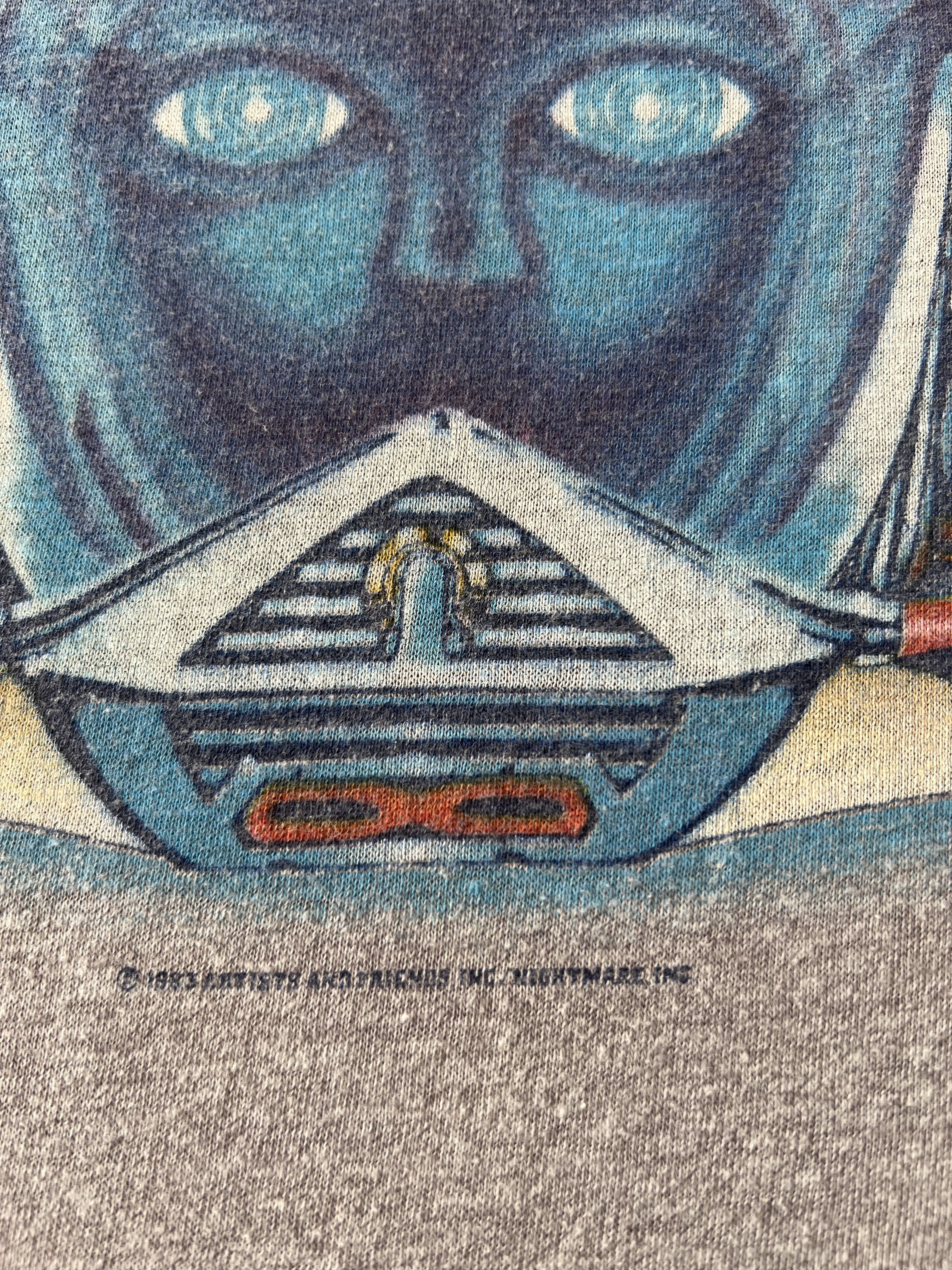 Band Tees Vintage 1983 Journey Frontiers Tour Raglan 3/4 Sleeve Tshirt Size US M / EU 48-50 / 2 - 5 Thumbnail
