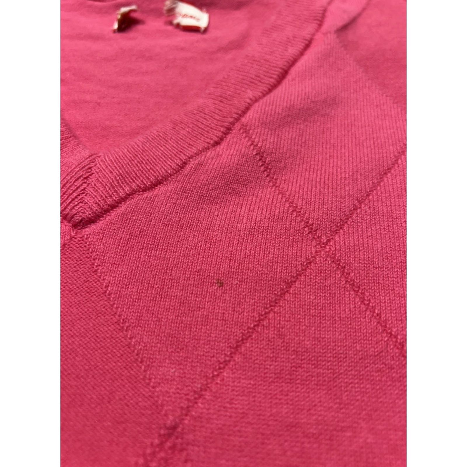 Hogan Ben Hogan Sweater Mens Vest M Pink Argyle Diamond V-Neck Golf Preppy Size US M / EU 48-50 / 2 - 6 Thumbnail