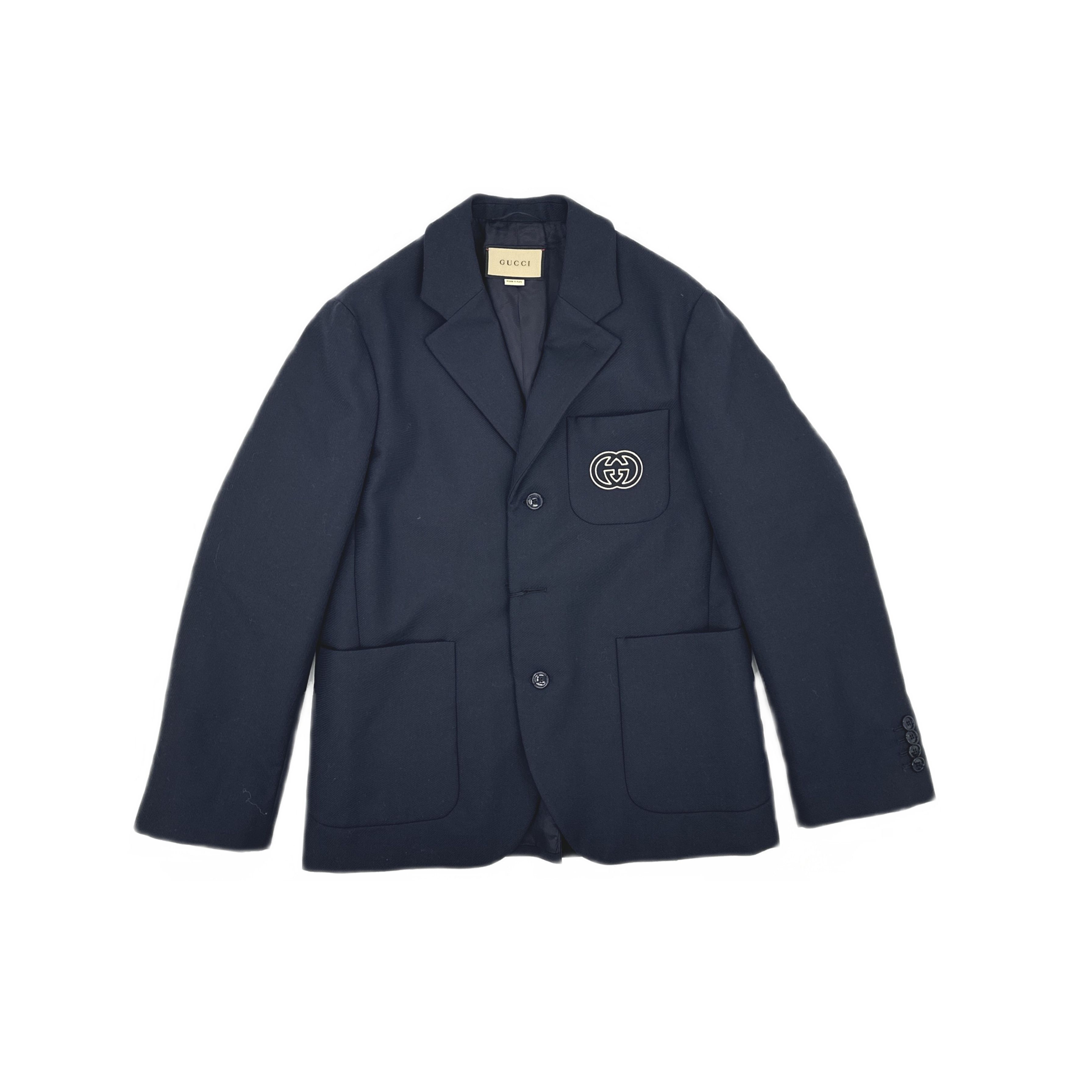 Gucci Gucci Interlocking G Pocket Blazer EU 46 Size 36R - 1 Thumbnail