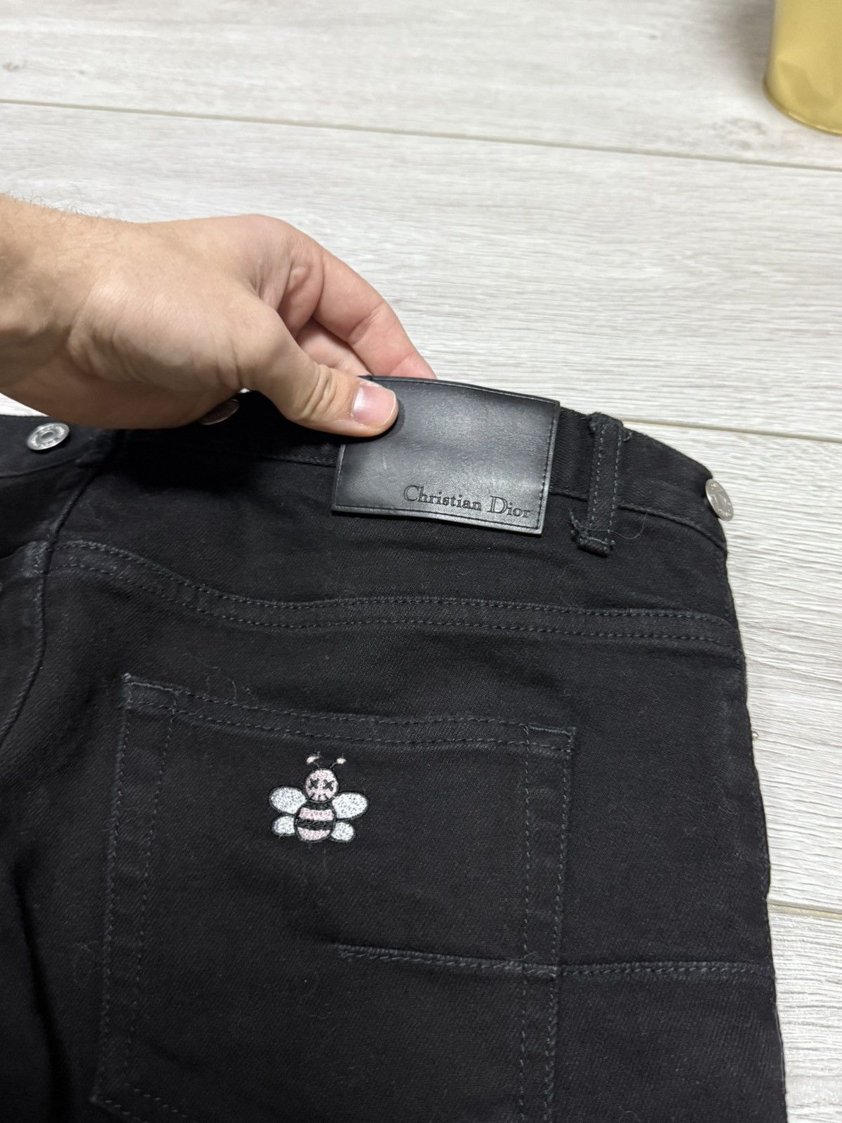 Dior × Kaws Dior x Kaws bugs slim jeans pants all over buttons Size US 33 - 18 Thumbnail