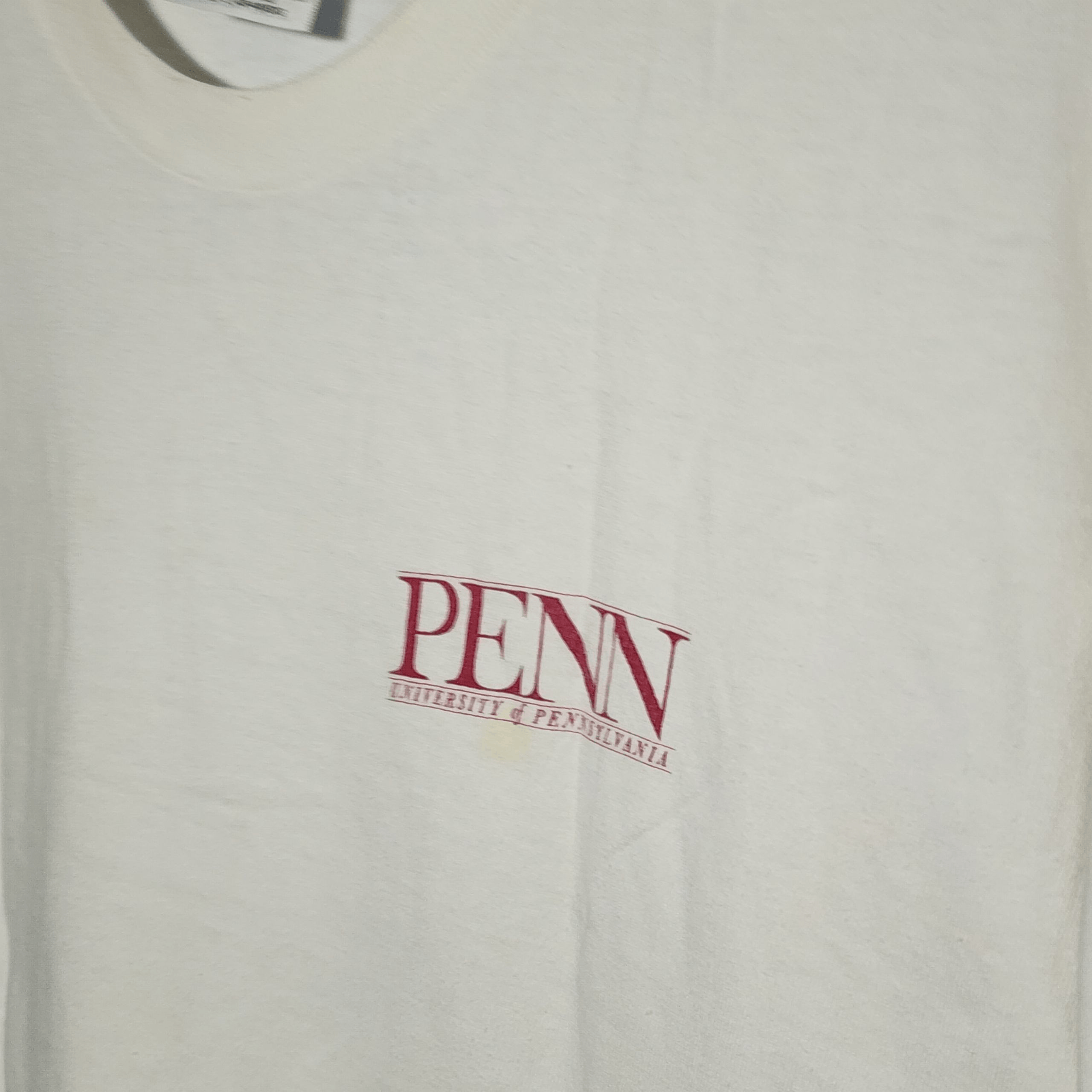 Vintage Rare Vintage 90s University of Pennsylvania Shirt PENN Tees Size US L / EU 52-54 / 3 - 3 Thumbnail