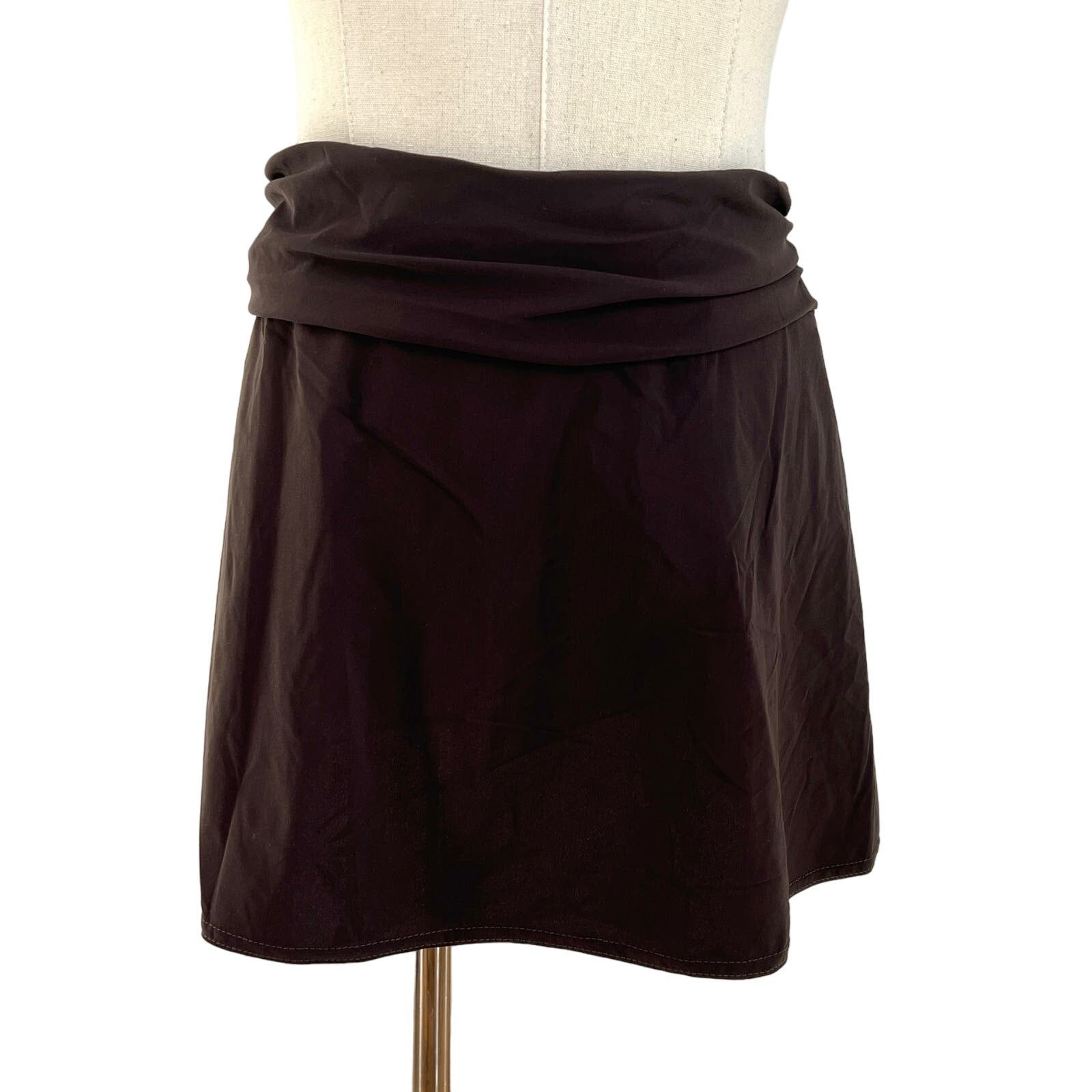 Other Karla Colletto Bande Aline Skirt Swim Chocolate Brown Size ONE SIZE - 1 Thumbnail