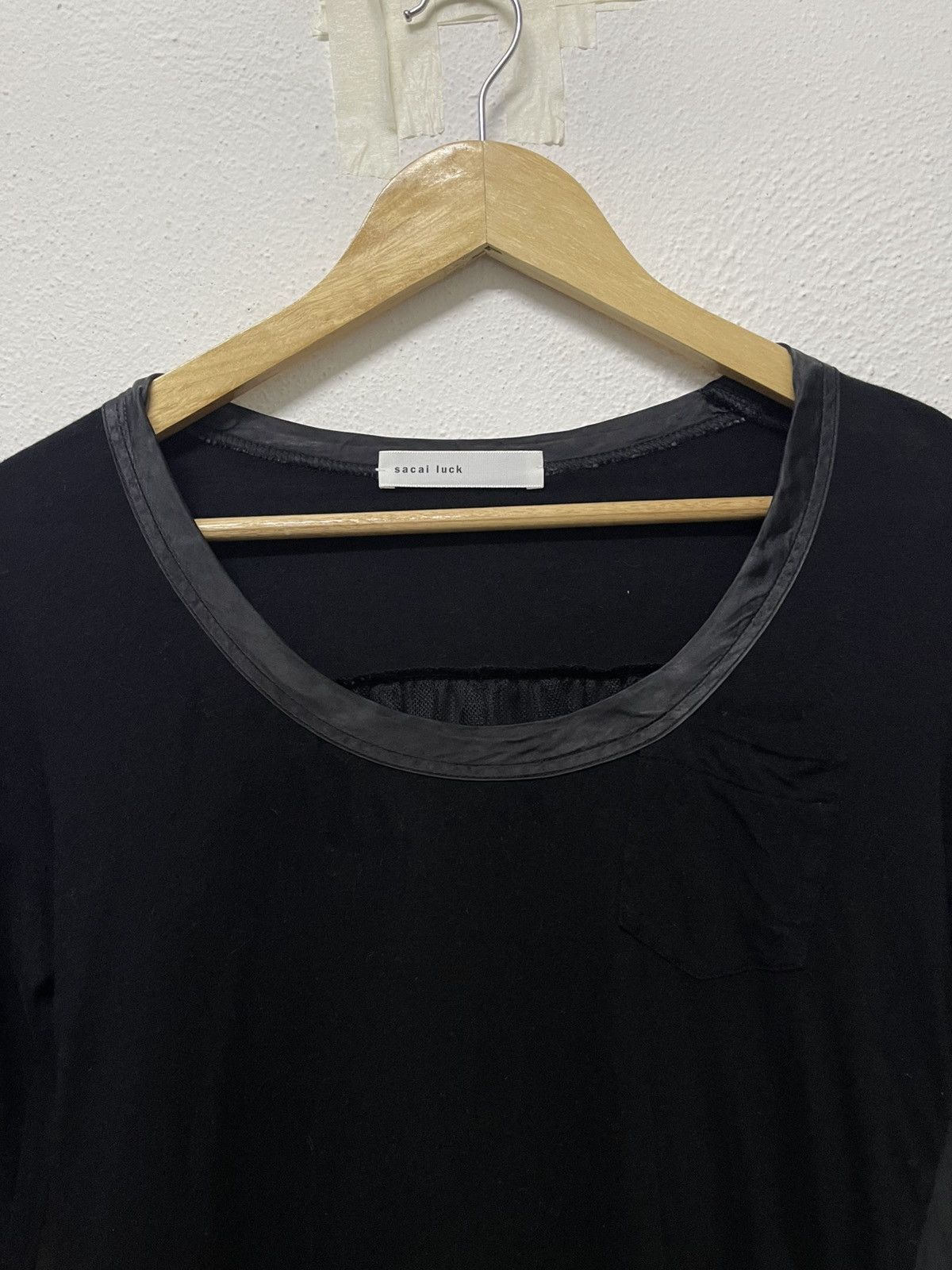 Sacai 90s SACAI UNBALANCE ROUND LONG SLEEVE SHIRT Size S / US 4 / IT 40 - 6 Thumbnail