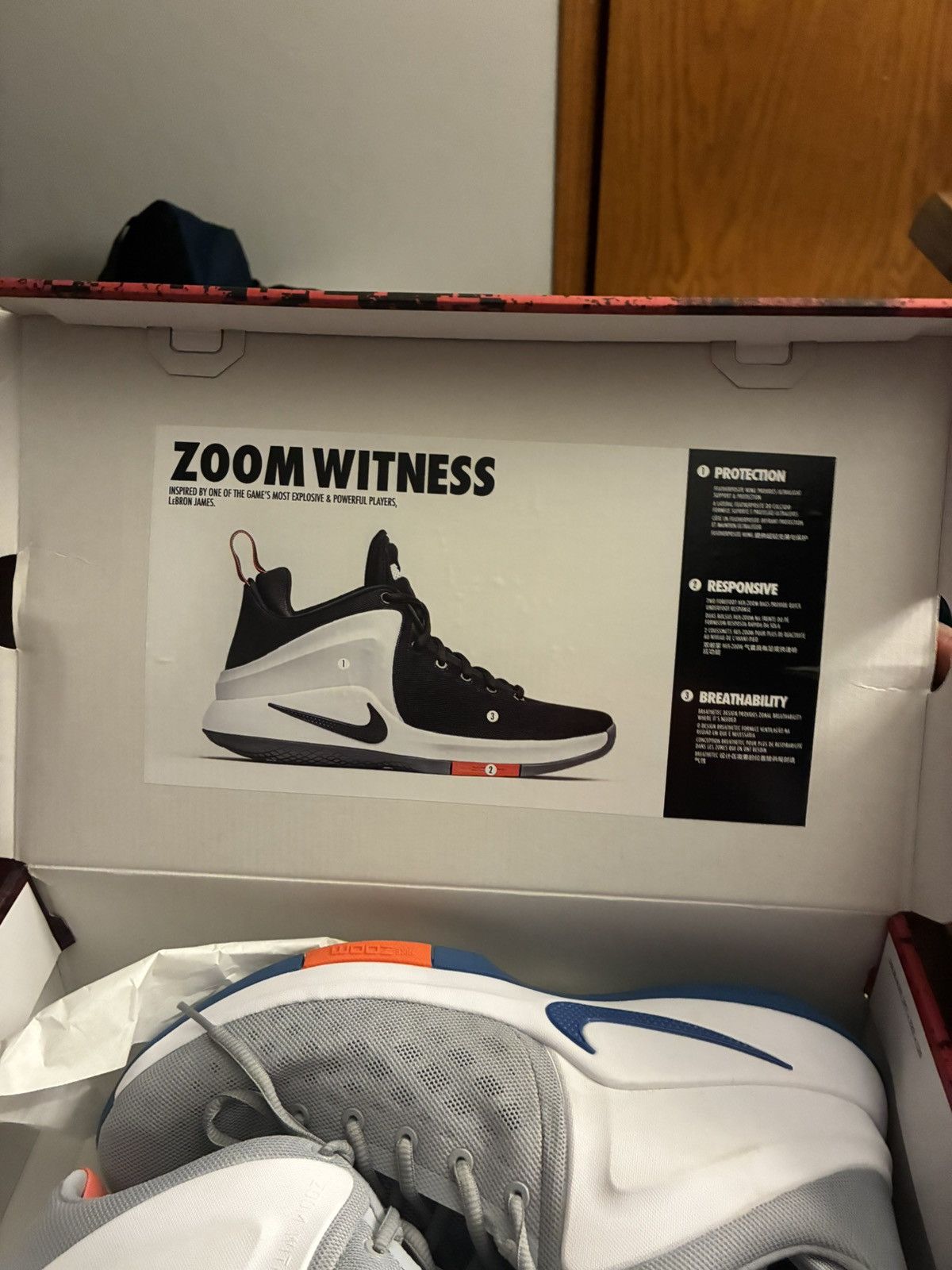 Nike LeBron Nike Zoom Witness trainers Size US 12 / EU 45 - 5 Thumbnail