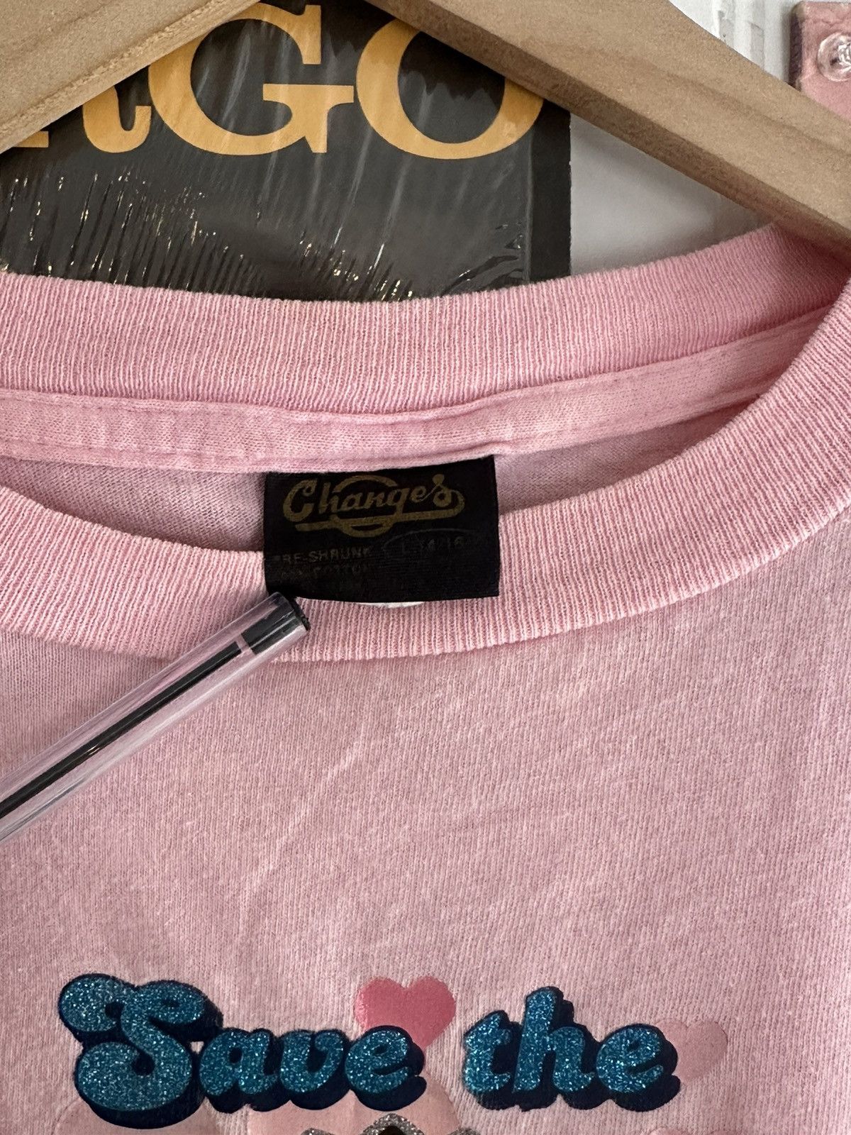 Changes 90s Pink Princess Peach Mario save the princes tee Size US M / EU 48-50 / 2 - 3 Thumbnail