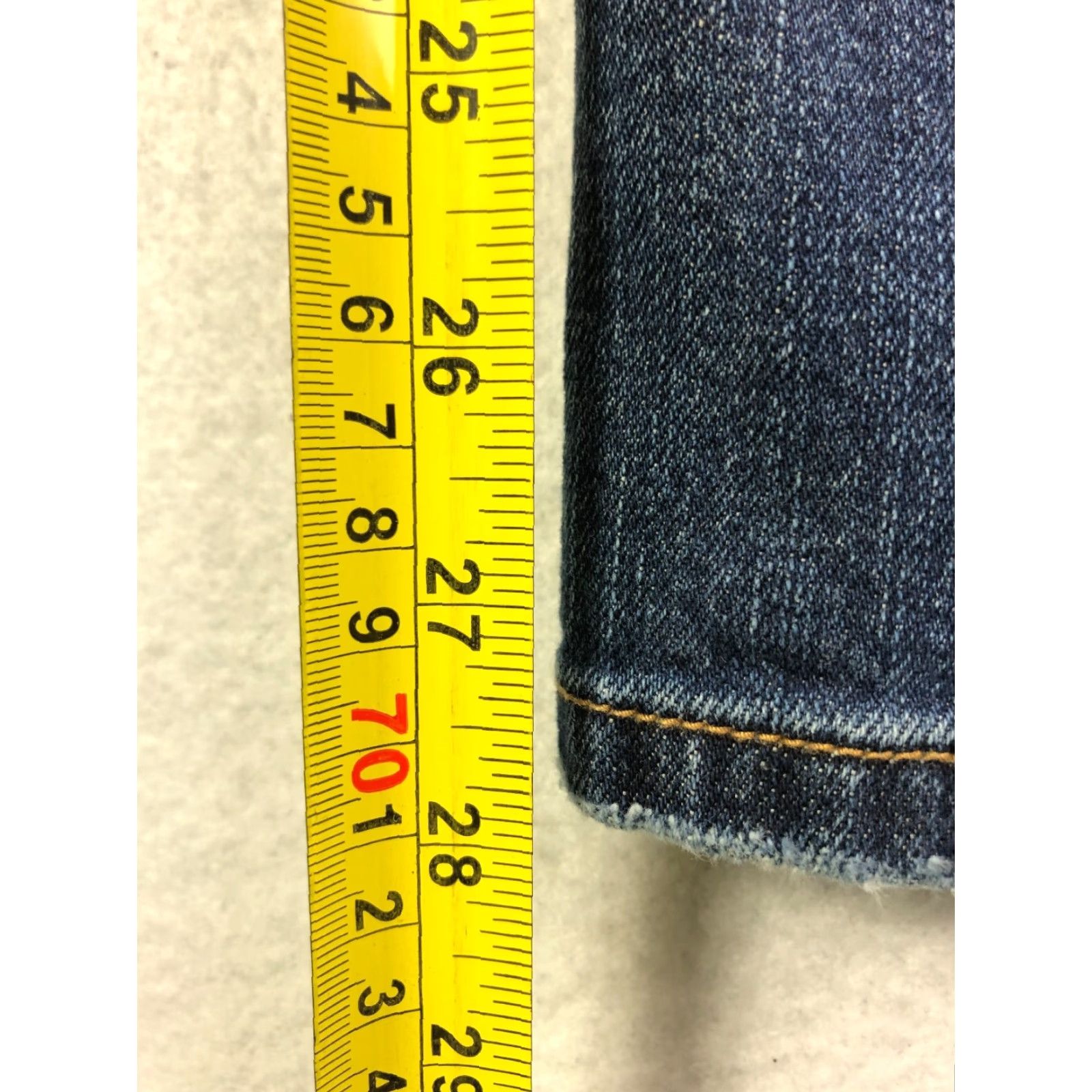 Denime London Jeans Jeans Bootcut Womens Size 8 Blue Denim Mid Rise Stretch Regular Inseam 28 in Cotton Denim Size 30" / US 8 / IT 44 - 5 Thumbnail