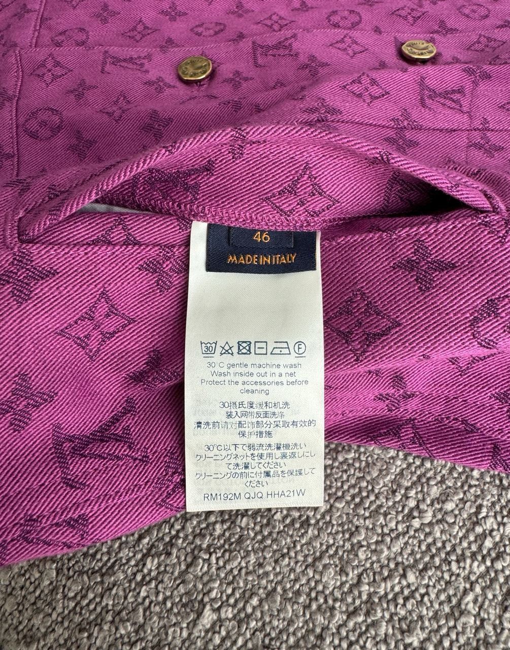 Louis Vuitton LOUIS VUITTON Monogram Denim Trucker Jacket RARE Size US S / EU 44-46 / 1 - 12 Thumbnail
