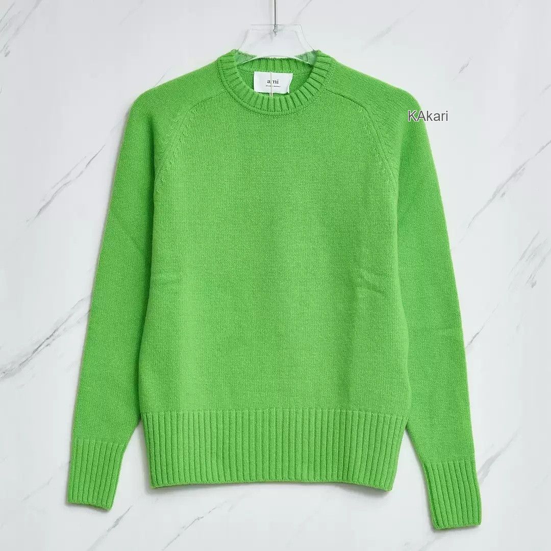 AMI Ami Paris Drop Shoulder Knit Sweater Size US M / EU 48-50 / 2 - 1 Thumbnail