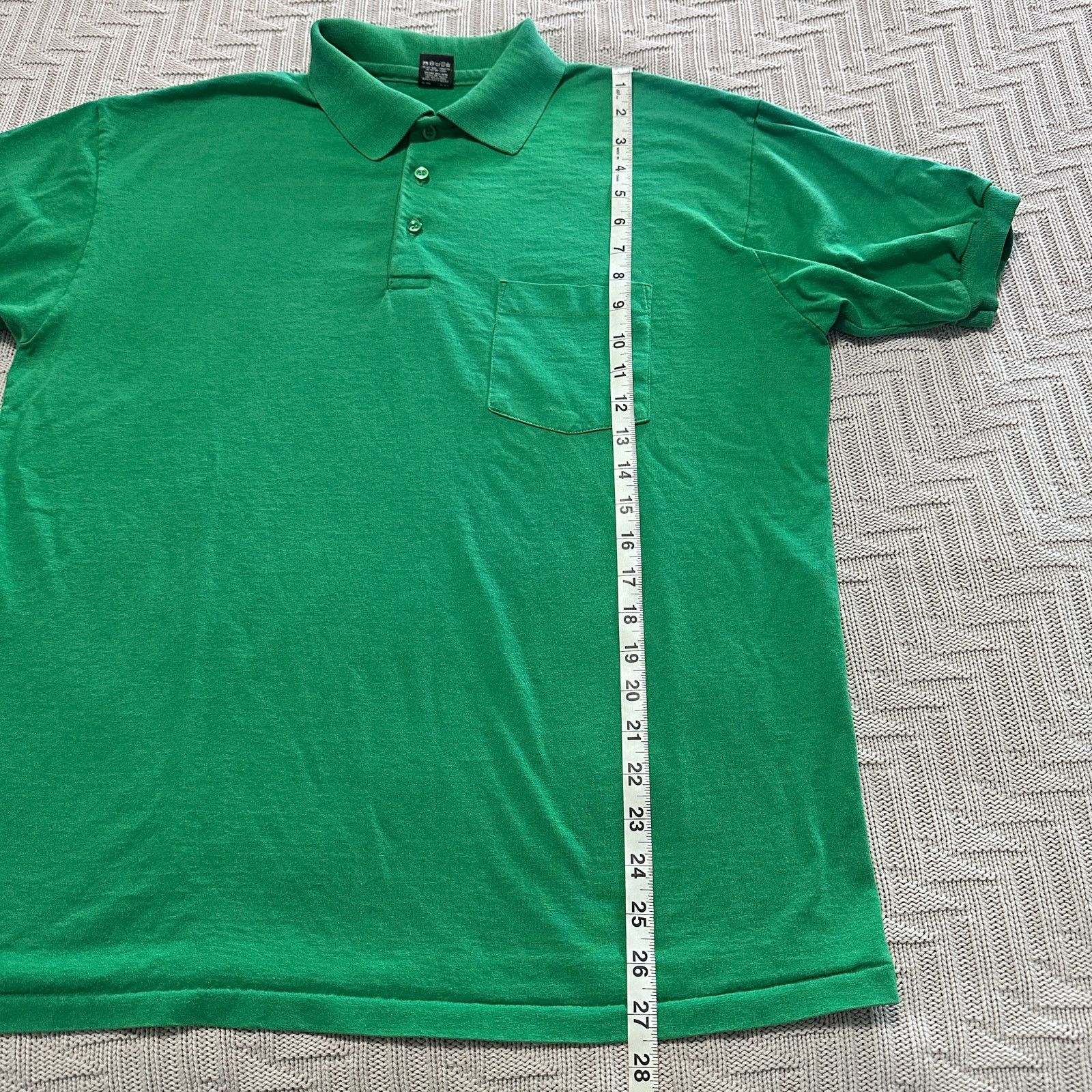 Vintage Vintage 80s green short sleeve polo Size US XL / EU 56 / 4 - 6 Thumbnail