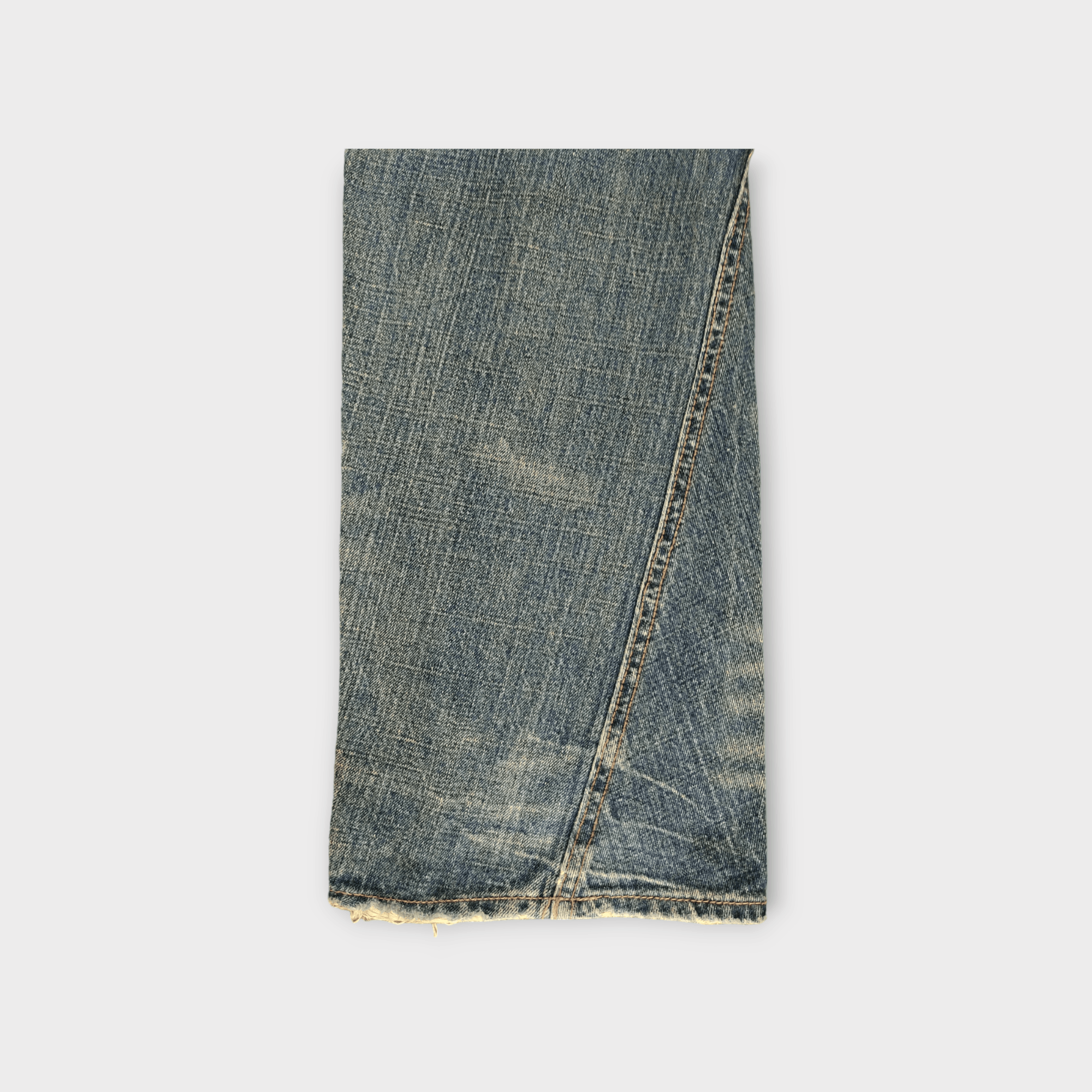 Comme des Garcons × Undercover Loose Jeans Edwin E-Function Clawmark Faded Curved Denim Size US 32 / EU 48 - 15 Thumbnail