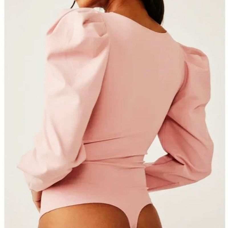 Free People NWOT Free People Va Va Voop Bodysuit Sz. XS [0-2] Heart Haze Size XS / US 0-2 / IT 36-38 - 5 Thumbnail