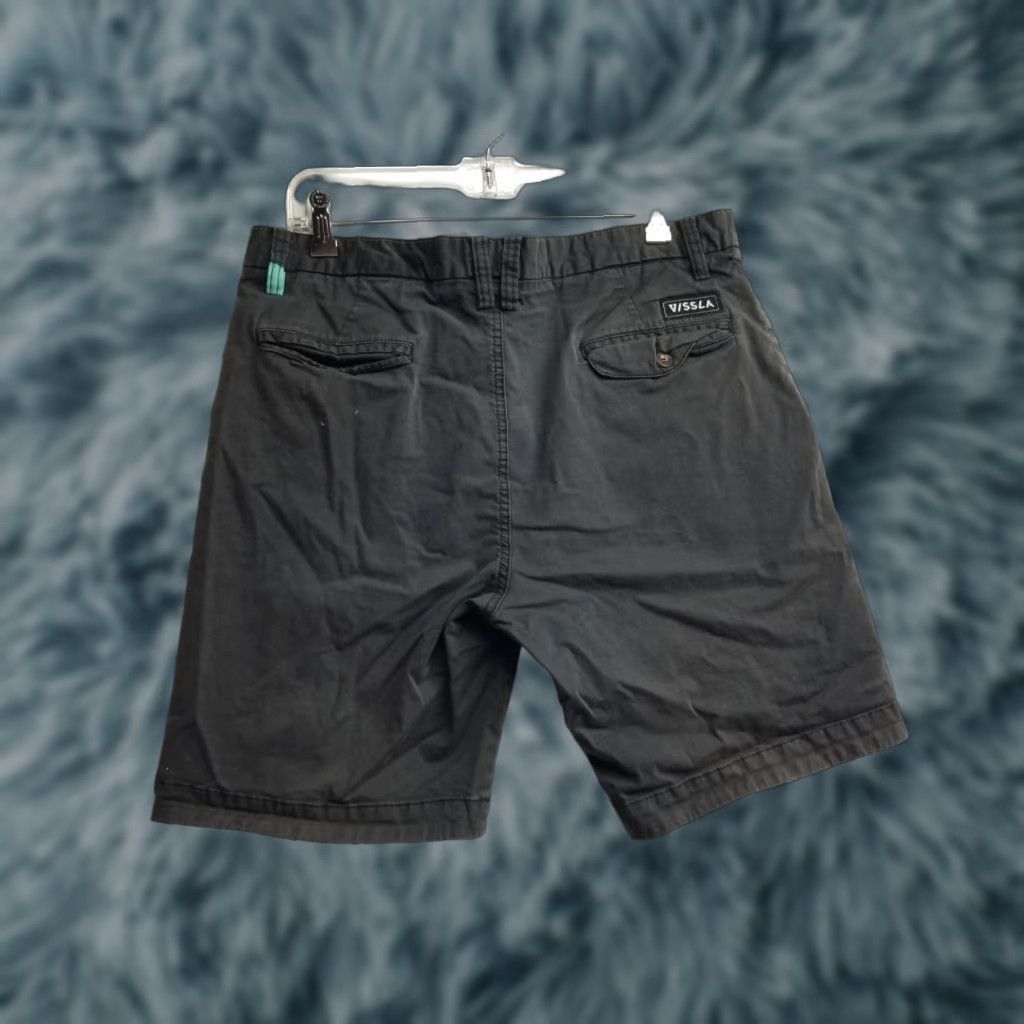 Vissla Vissla Shorts Mens Dark Gray Stretch Chino Stained Size 36" Size US 36 / EU 52 - 1 Thumbnail