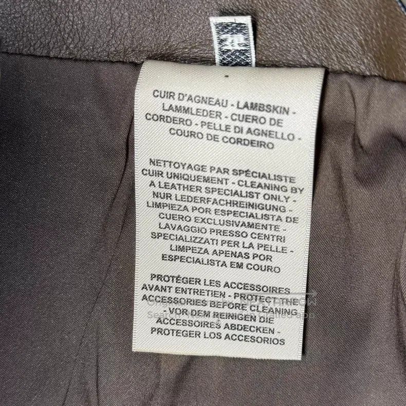 Hermes Hermes Brown and Coffee Color Sheepskin Half Zip Short Pan Size 24" / US 00 / IT 34 - 6 Thumbnail