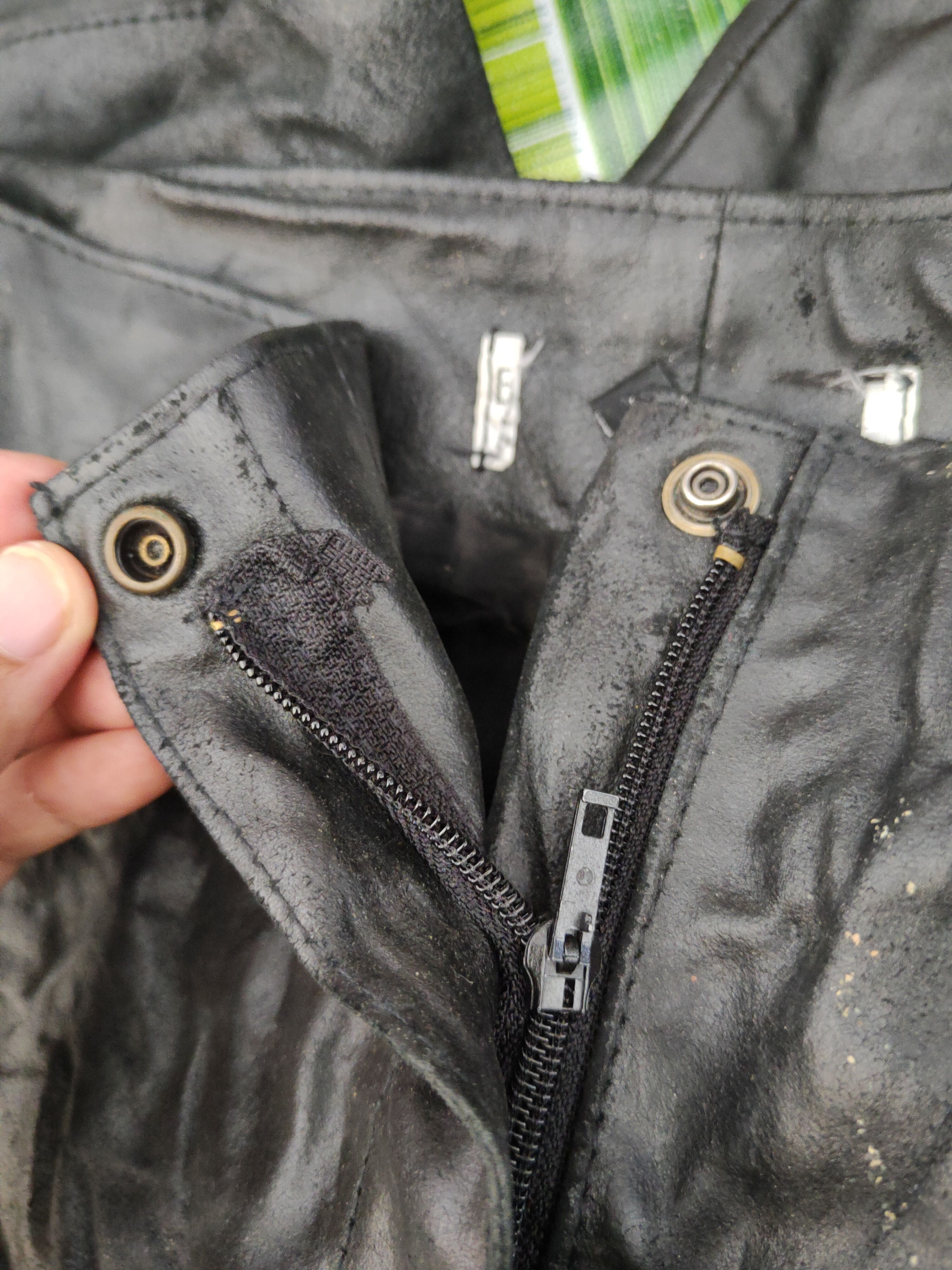 Vintage DL Vintage France Black Leather Pants #S2521 Size US 30 / EU 46 - 12 Thumbnail