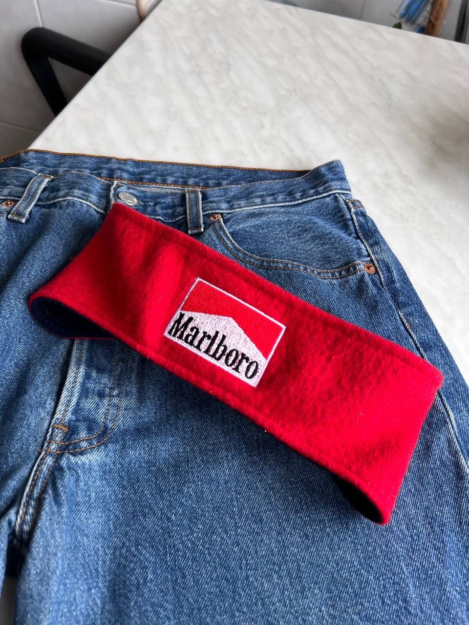 Marlboro Marlboro Headband 90s Racing vintage red hat wool ski rare Size ONE SIZE - 1 Thumbnail