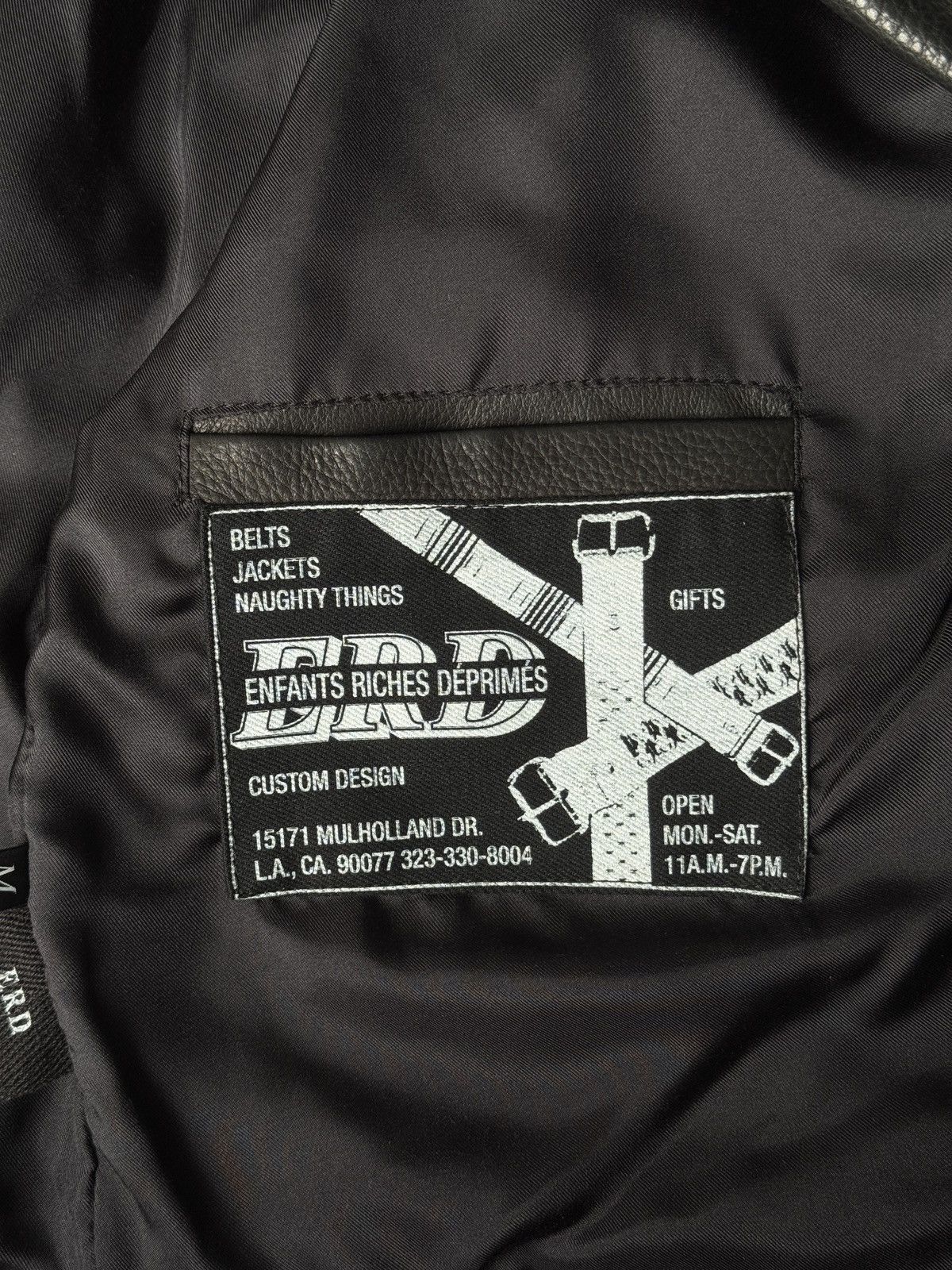 Enfants Riches Deprimes SS18 Christie's New York Sales Tax Leather Jacket Size US M / EU 48-50 / 2 - 12 Thumbnail