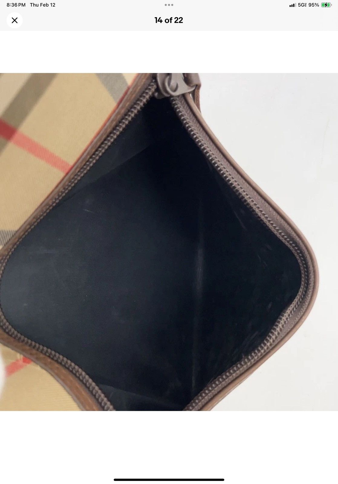 Burberry 🧳🧳🧳Vintage BURBERRY🧳🧳🧳!!! Boston style bag 45 Nova Check Size ONE SIZE - 13 Thumbnail