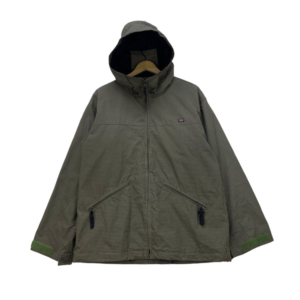 Born × Japanese Brand Japanese Brand Airborn Small Check Hooded Jacket Size US M / EU 48-50 / 2 - 2 Thumbnail