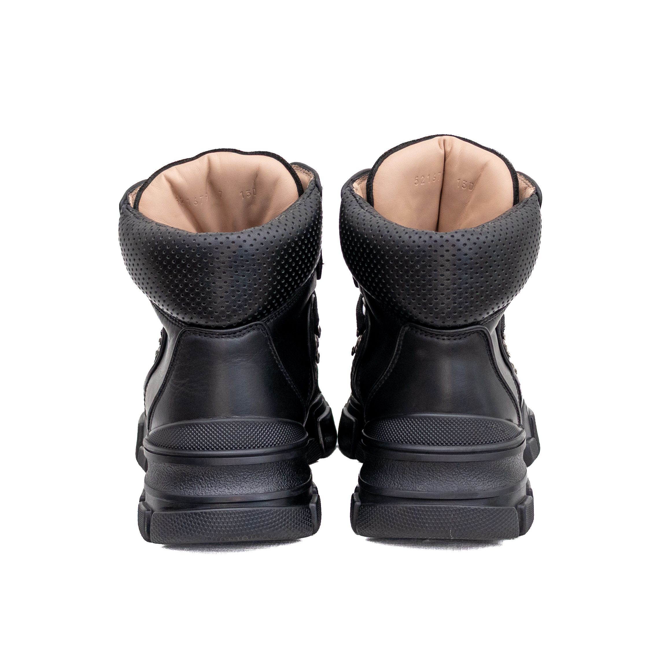 Gucci Gucci Flashtrek Black Leather High Top Hiking Boots SZ 8 Size US 8 / EU 41 - 6 Thumbnail