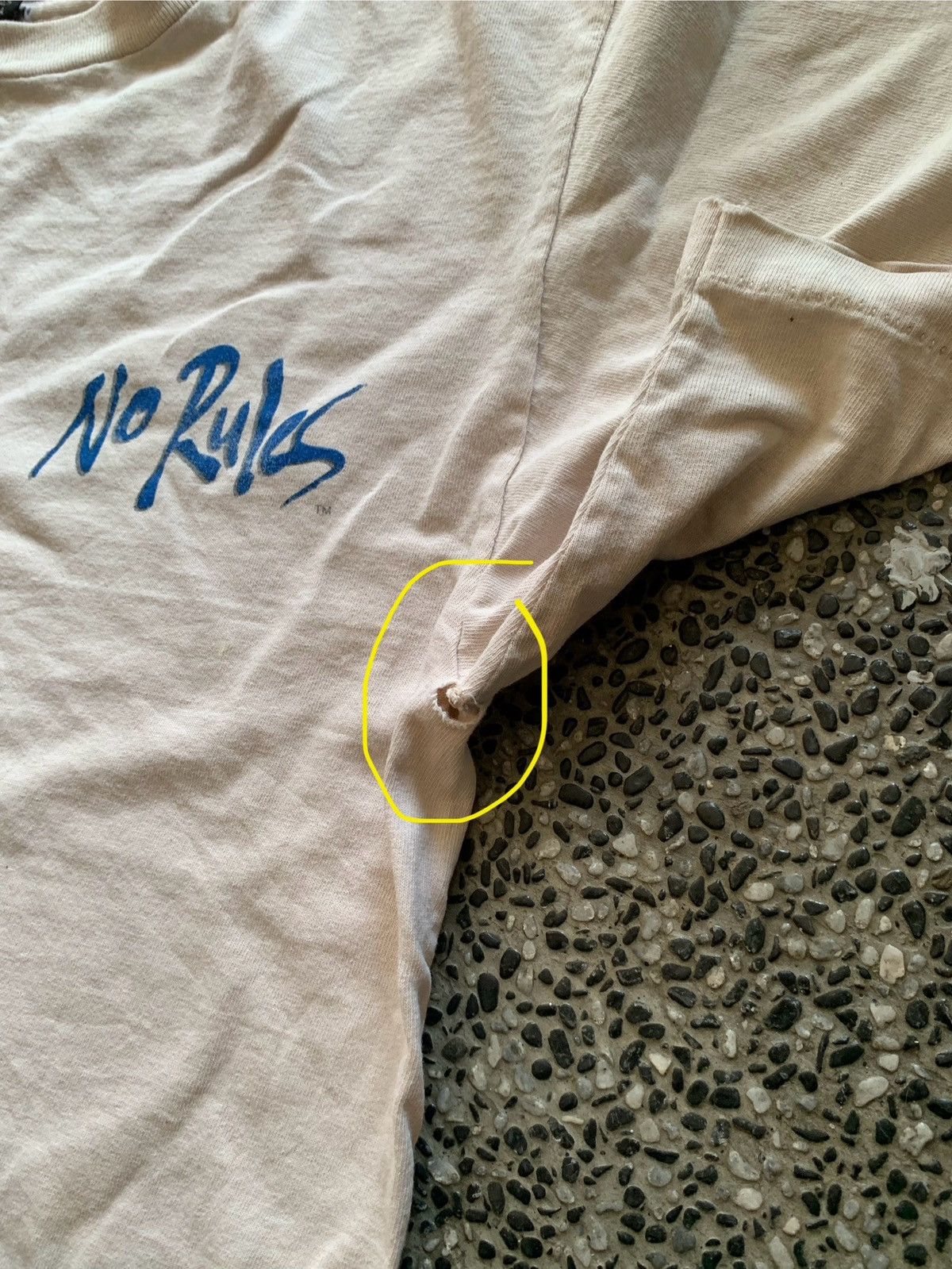 Vintage Vintage 90s No Rules Space Ball Alien Graphics T shirt Size US M / EU 48-50 / 2 - 10 Thumbnail