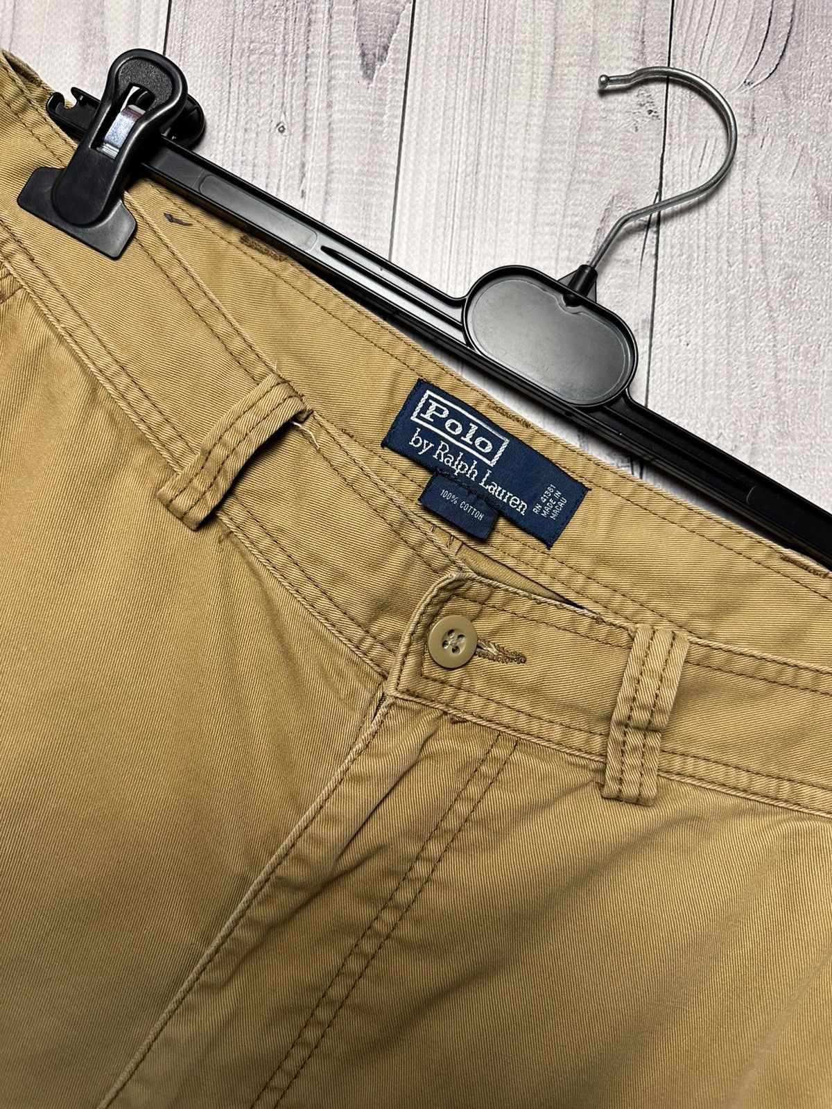 Polo Ralph Lauren × Vintage Vintage cargo shorts Polo Ralph Lauren size 34 pocket Size US 34 / EU 50 - 4 Thumbnail