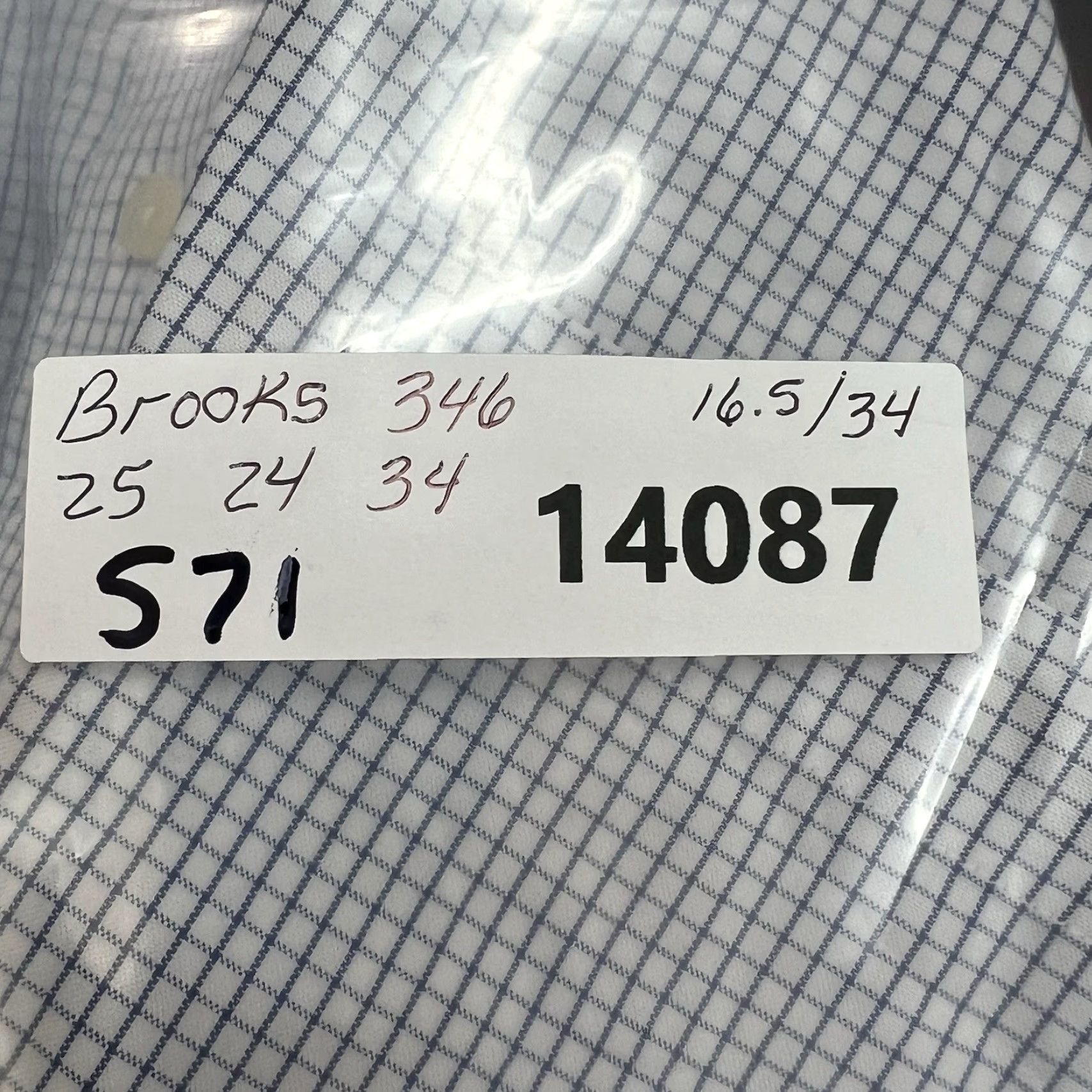 Brooks Brothers Brooks Brothers 346 Checkered Button-Down Shirt Mens 16.5/34 Blue Cotton Long Sleeve Classic Preppy Size US L / EU 52-54 / 3 - 6 Thumbnail