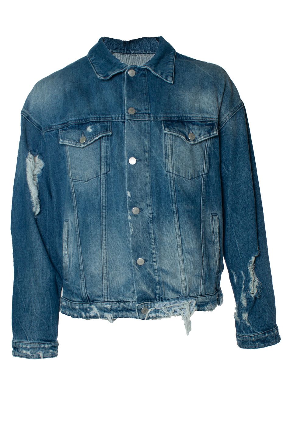 ATM Anthony Thomas Melillo A tm, Rocky jacket no fur vint blue rolling stones Size US L / EU 52-54 / 3 - 3 Thumbnail