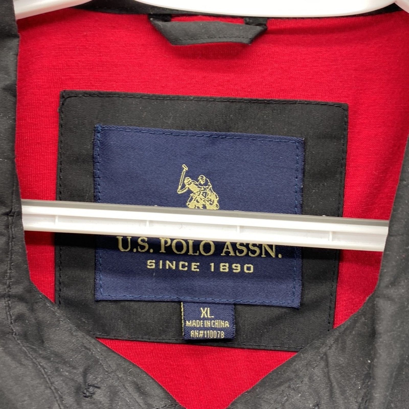 U.S. Polo Assn. U.S POLO ASSN bayport jacket black red logo classic sz XL Size US XL / EU 56 / 4 - 5 Thumbnail