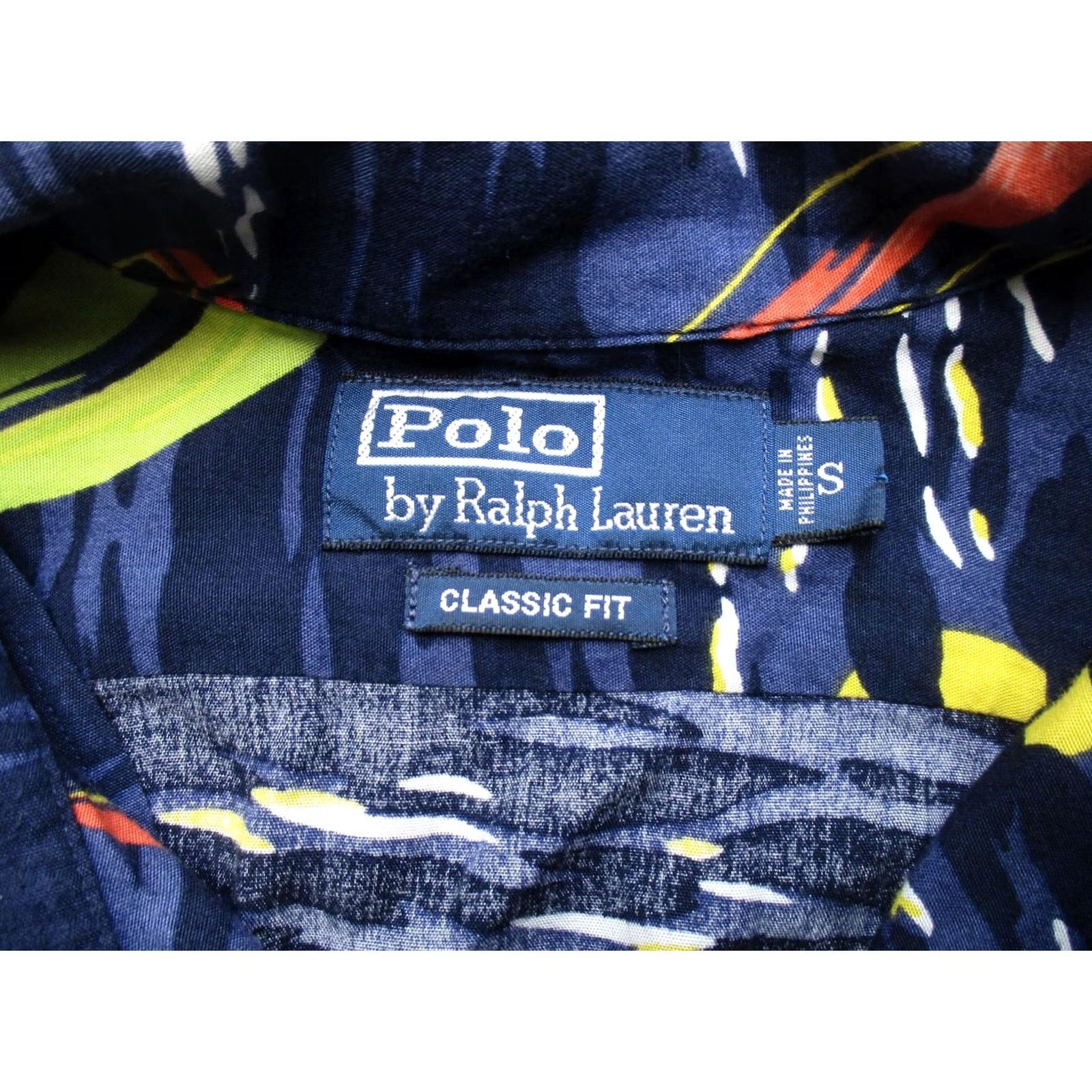 Polo Ralph Lauren VINTAGE Polo Ralph Lauren Hawaiian Shirt Mens S Sailboat Loop Collar Camp Button Size US S / EU 44-46 / 1 - 4 Thumbnail