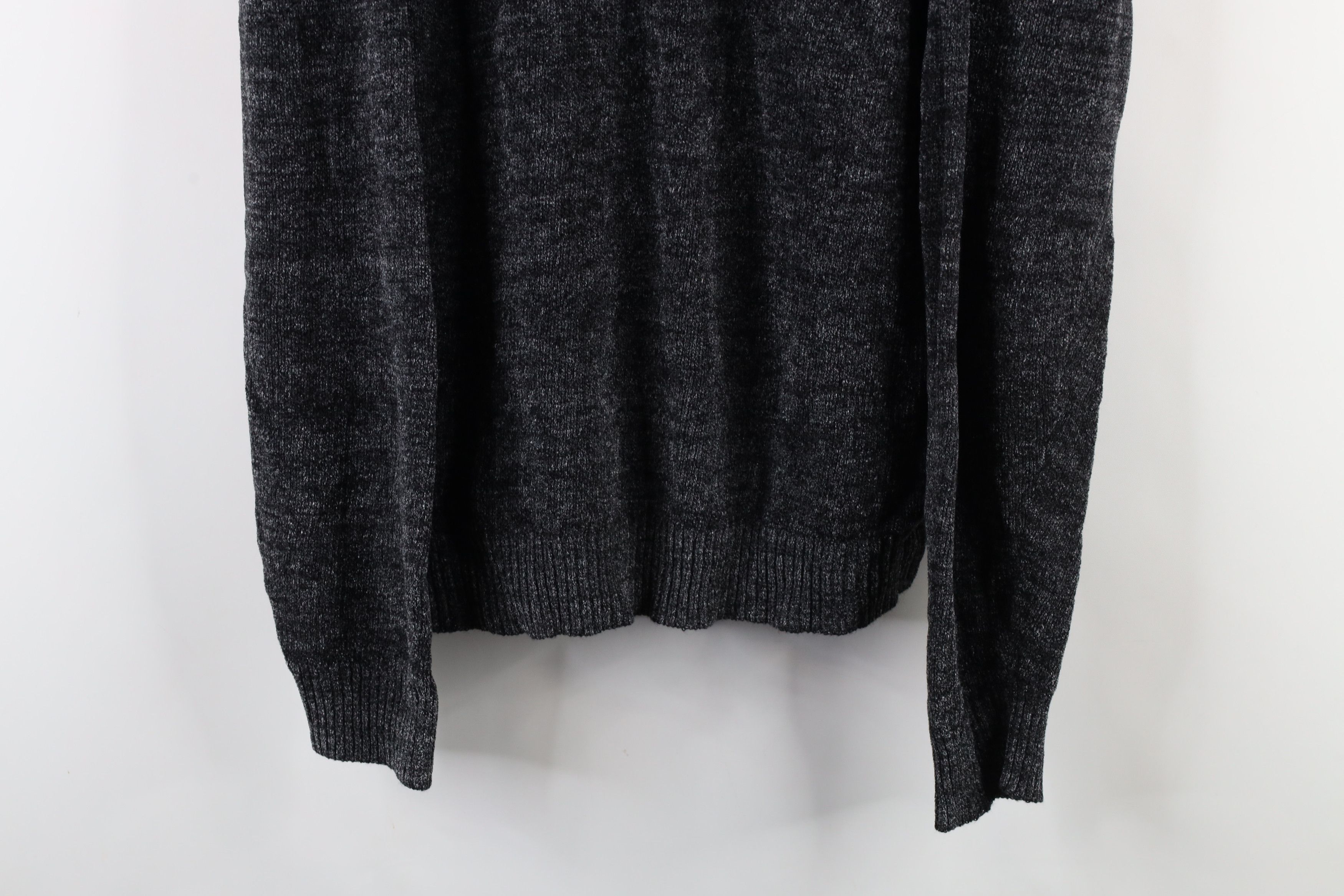 Vintage Vintage 90s Streetwear Fleece Collared Pullover Sweater Gray Size US L / EU 52-54 / 3 - 3 Thumbnail
