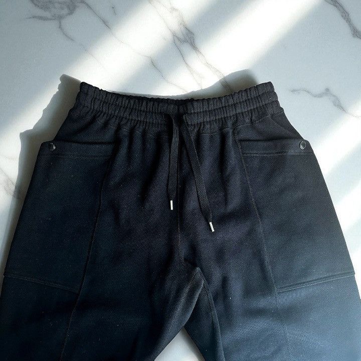 Comme des Garcons Homme NWT 2024AW COMME des GARCONS HOMME Sweat Pants Black S Size US 33 - 3 Thumbnail