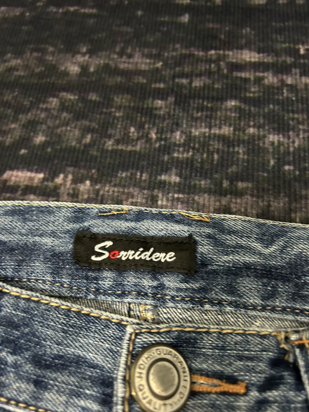 Japanese Brand Vintage Japanese Sorridere Mud Wash Claw Mark Jeans Size US 32 / EU 48 - 14 Thumbnail
