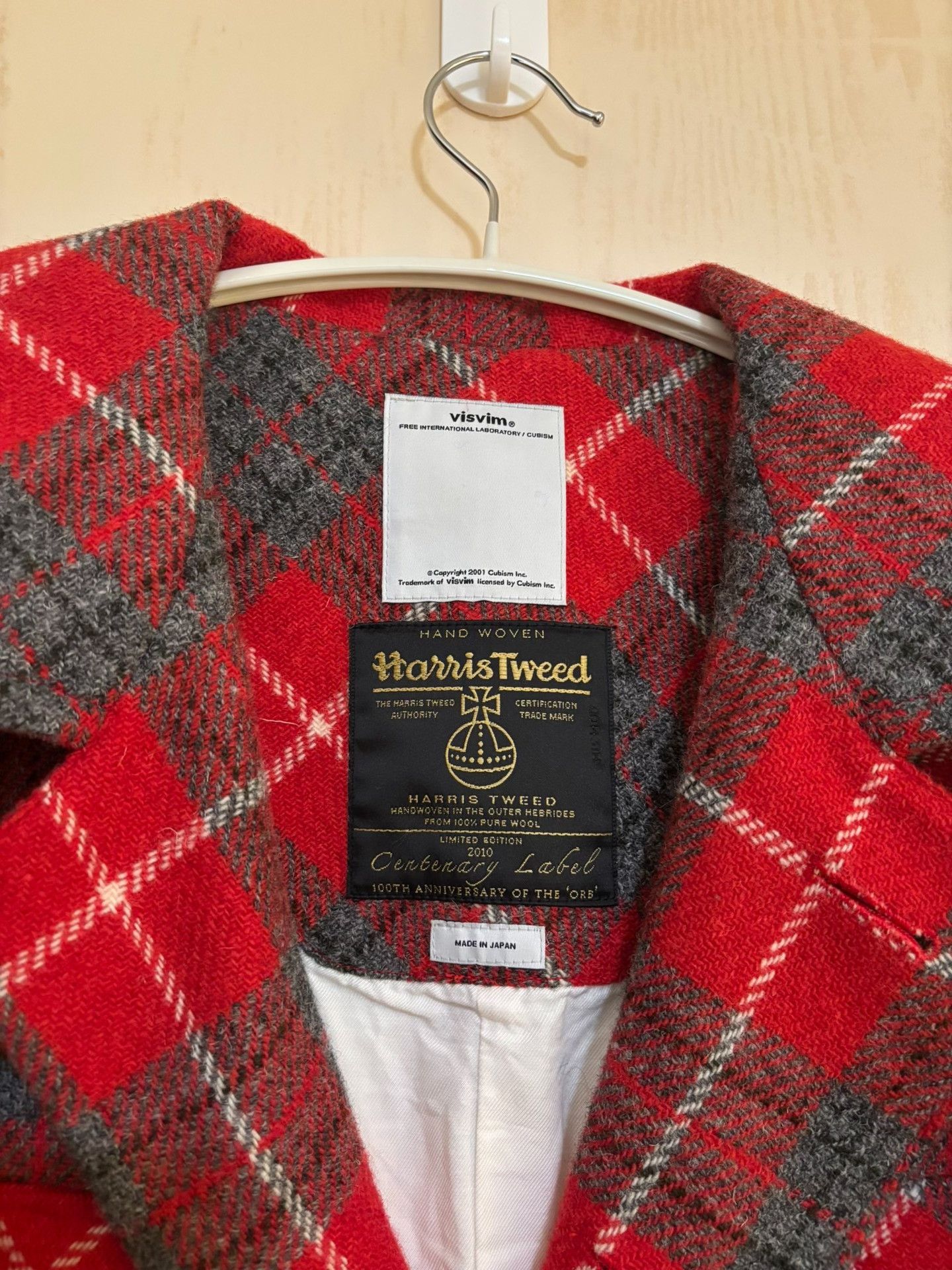 Visvim Visvim Harris Tweed Plaid Wool Coat Size US M / EU 48-50 / 2 - 1 Thumbnail