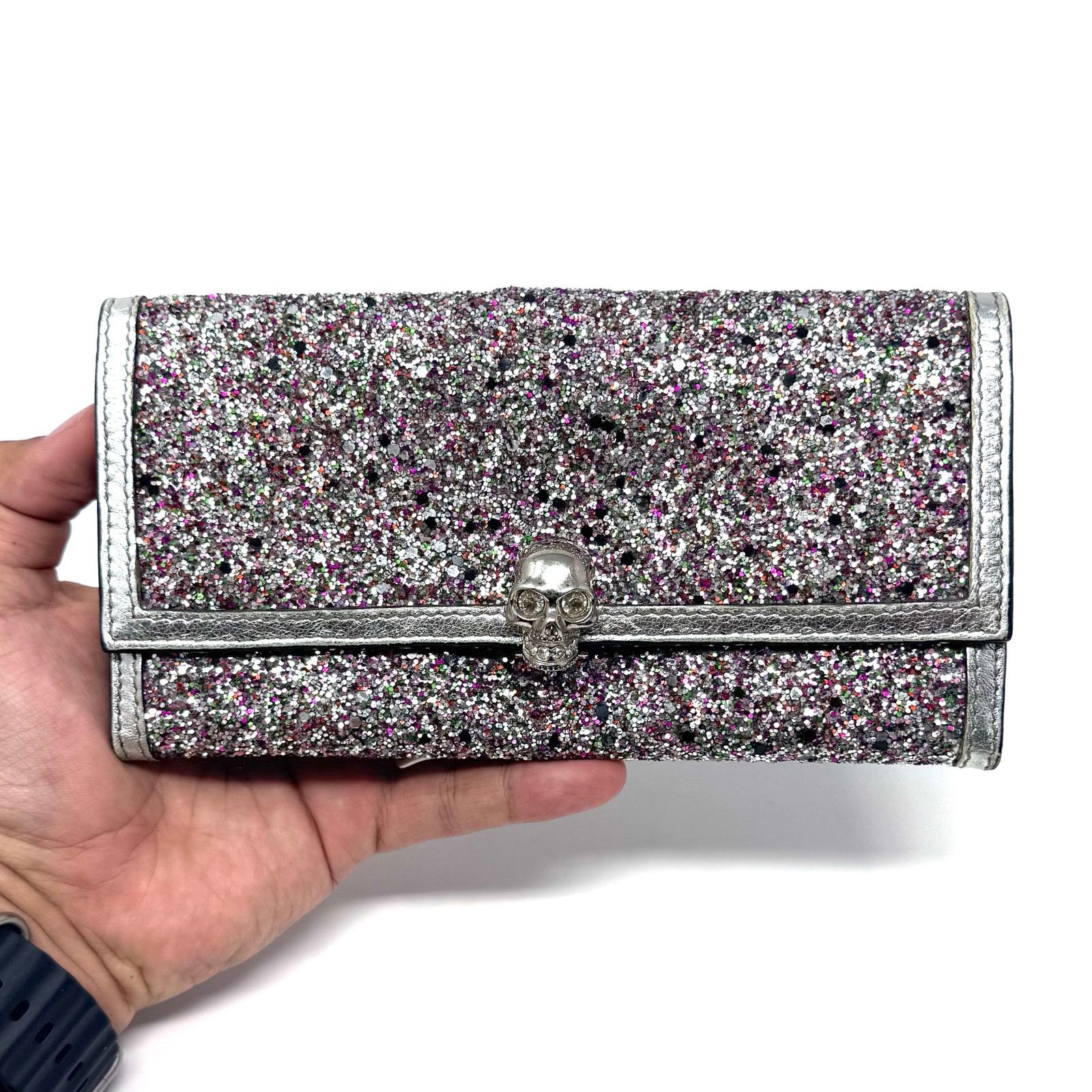 Alexander McQueen Alexander McQueen Glitter Wallet Size ONE SIZE - 17 Thumbnail