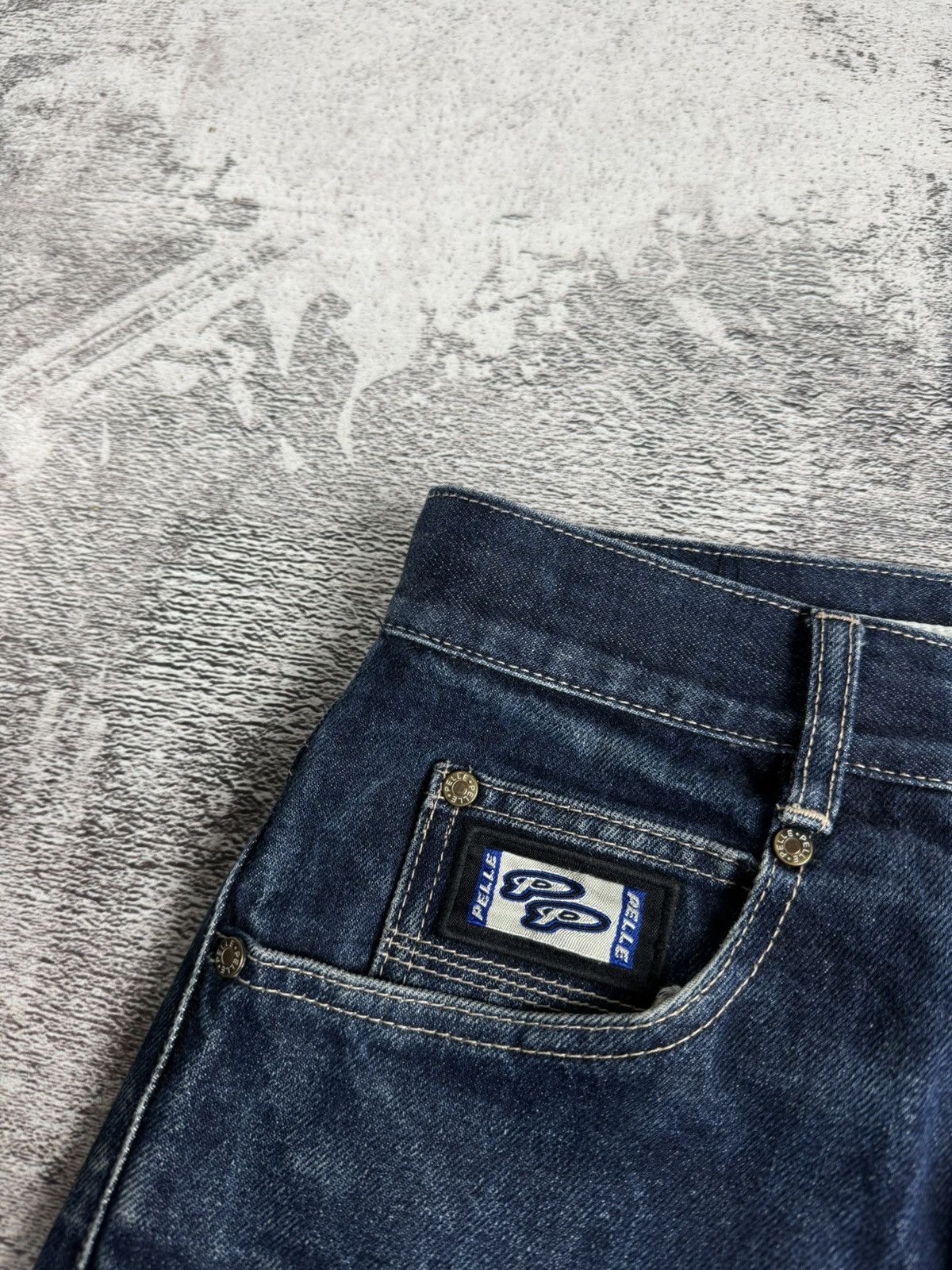 Pelle Pelle PELLE PELLE DENIM RAP HIP HOP BAGGY CARPENTER 90S JEANS PANTS Size US 30 / EU 46 - 18 Thumbnail