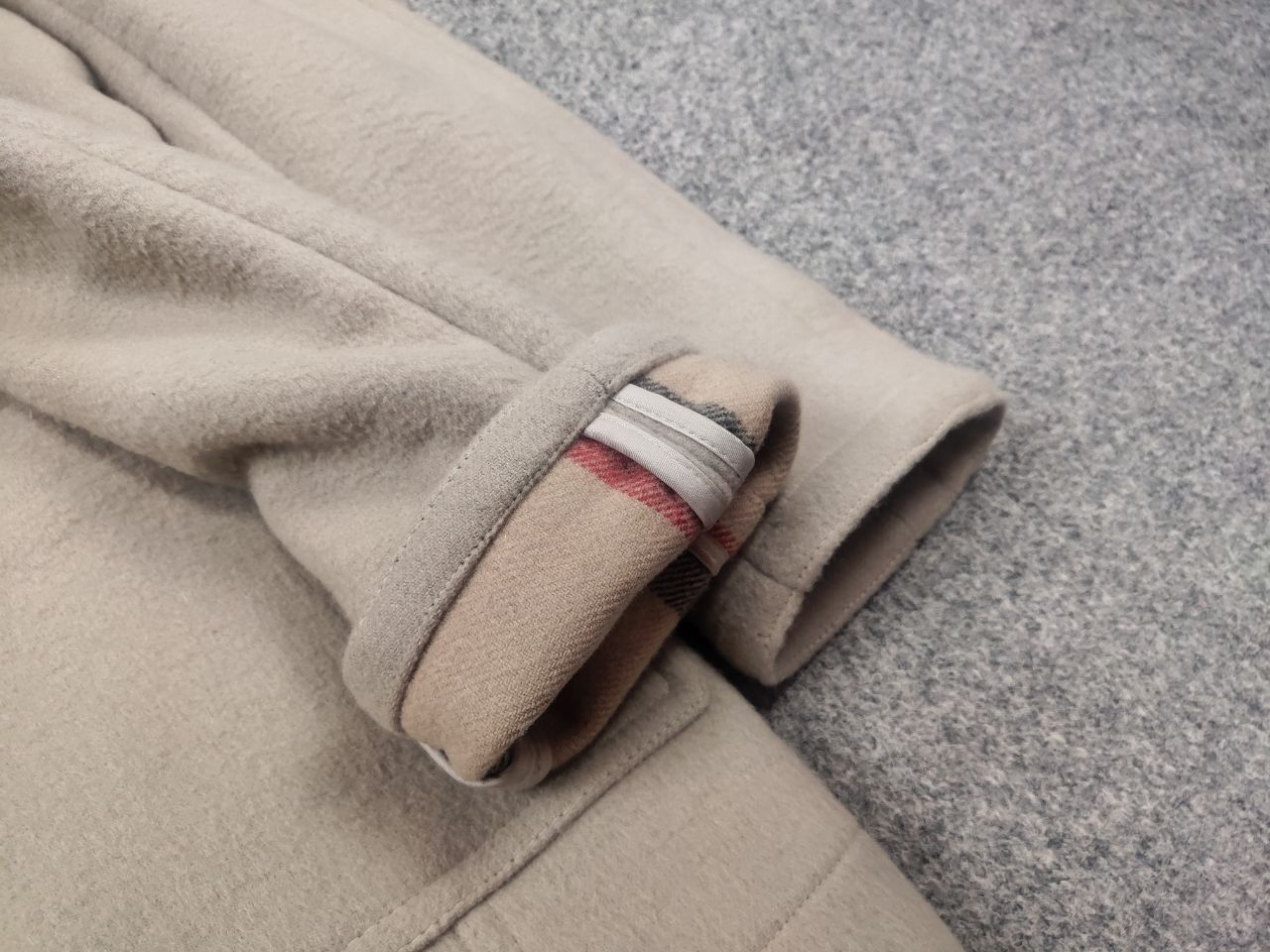 Burberry Burberry Brit Wool Camel Duffle Coat Jacket Nova Check Size S / US 4 / IT 40 - 12 Thumbnail