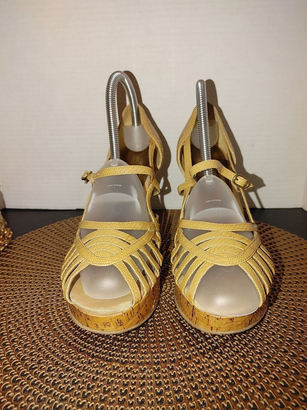 Ted Baker Bakers Porscha Strappy Cork Platform Wedge Heels Size 7.5B Size US 7.5 / IT 37.5 - 2 Thumbnail