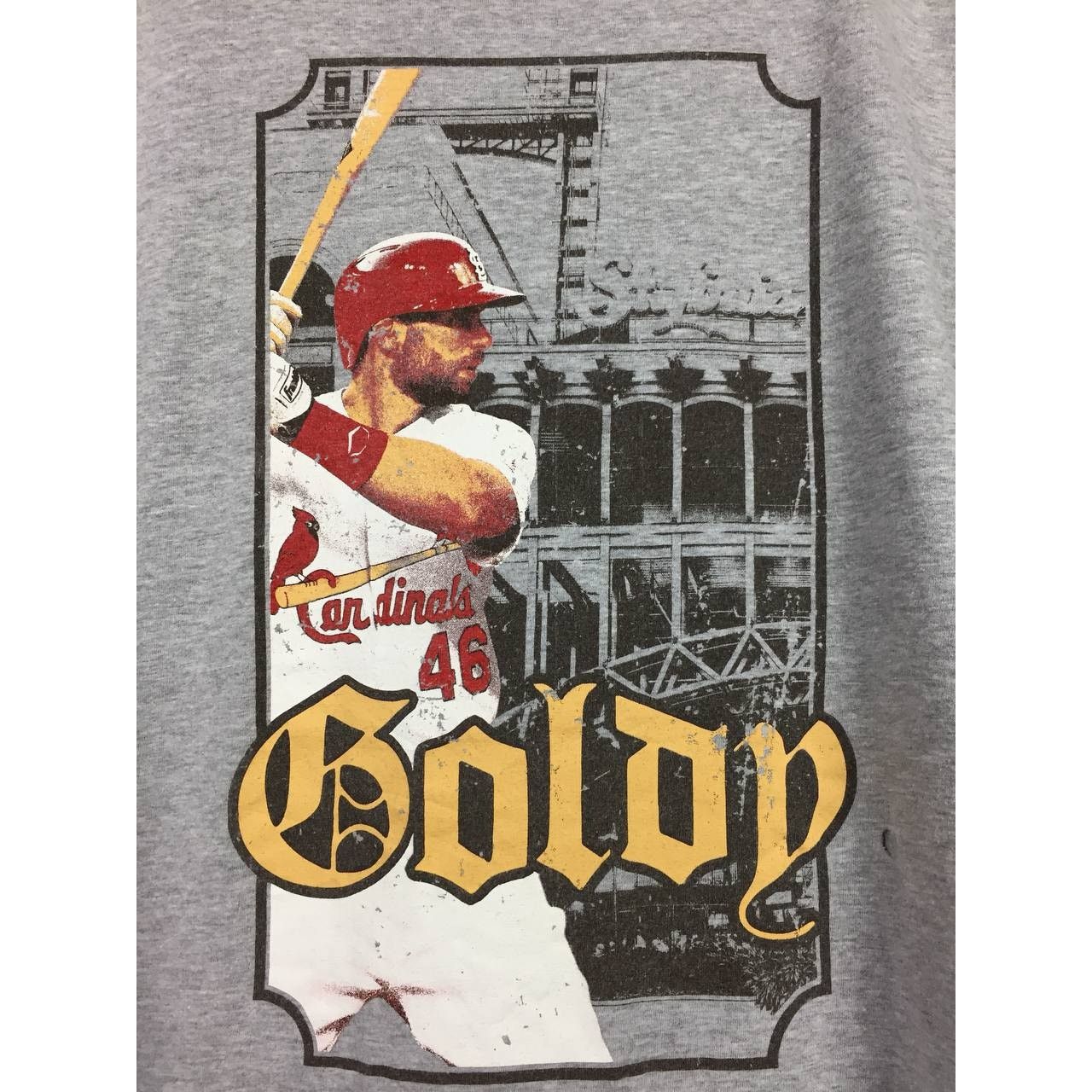 Gildan × MLB St. Louis Cardinals MLB Paul Goldschmidt Goldy Baseball Tee Size US XL / EU 56 / 4 - 4 Thumbnail
